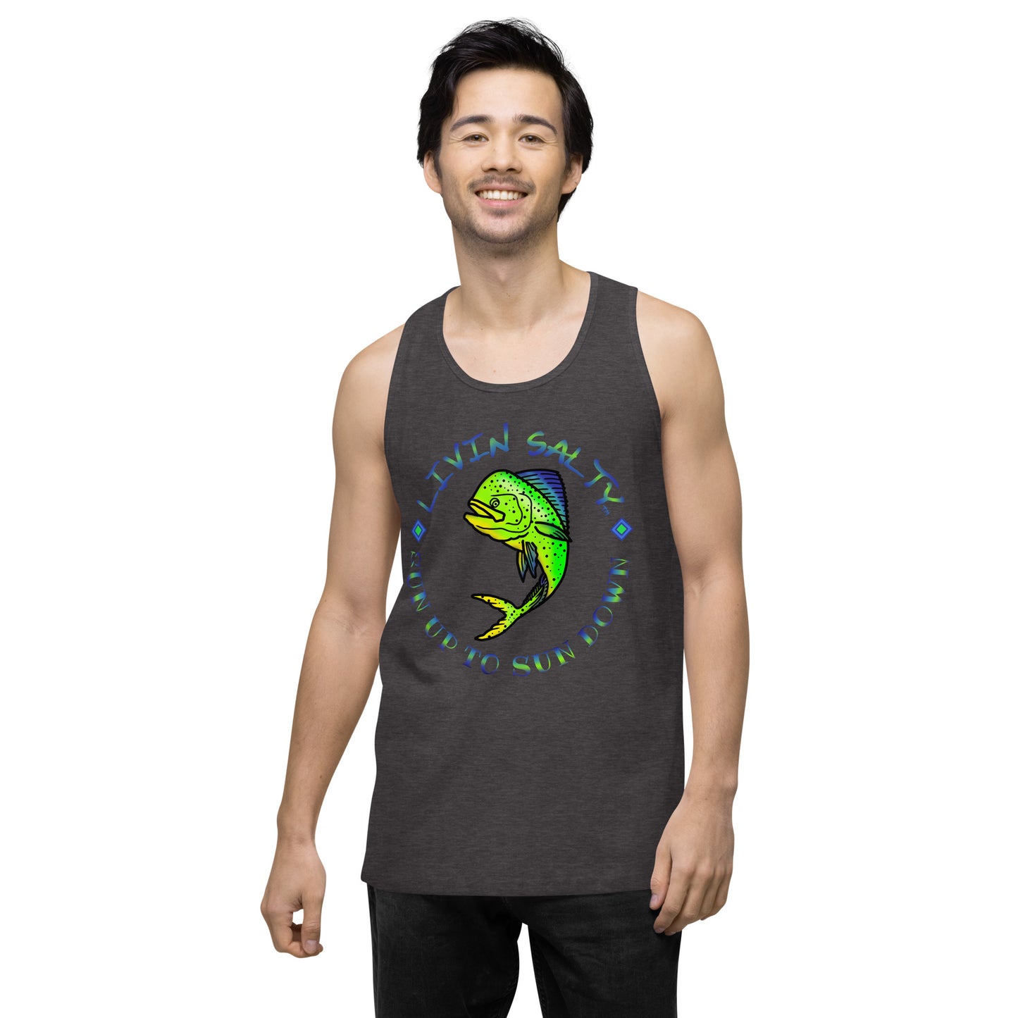 Men’s LIVIN SALTY Mahi tank top