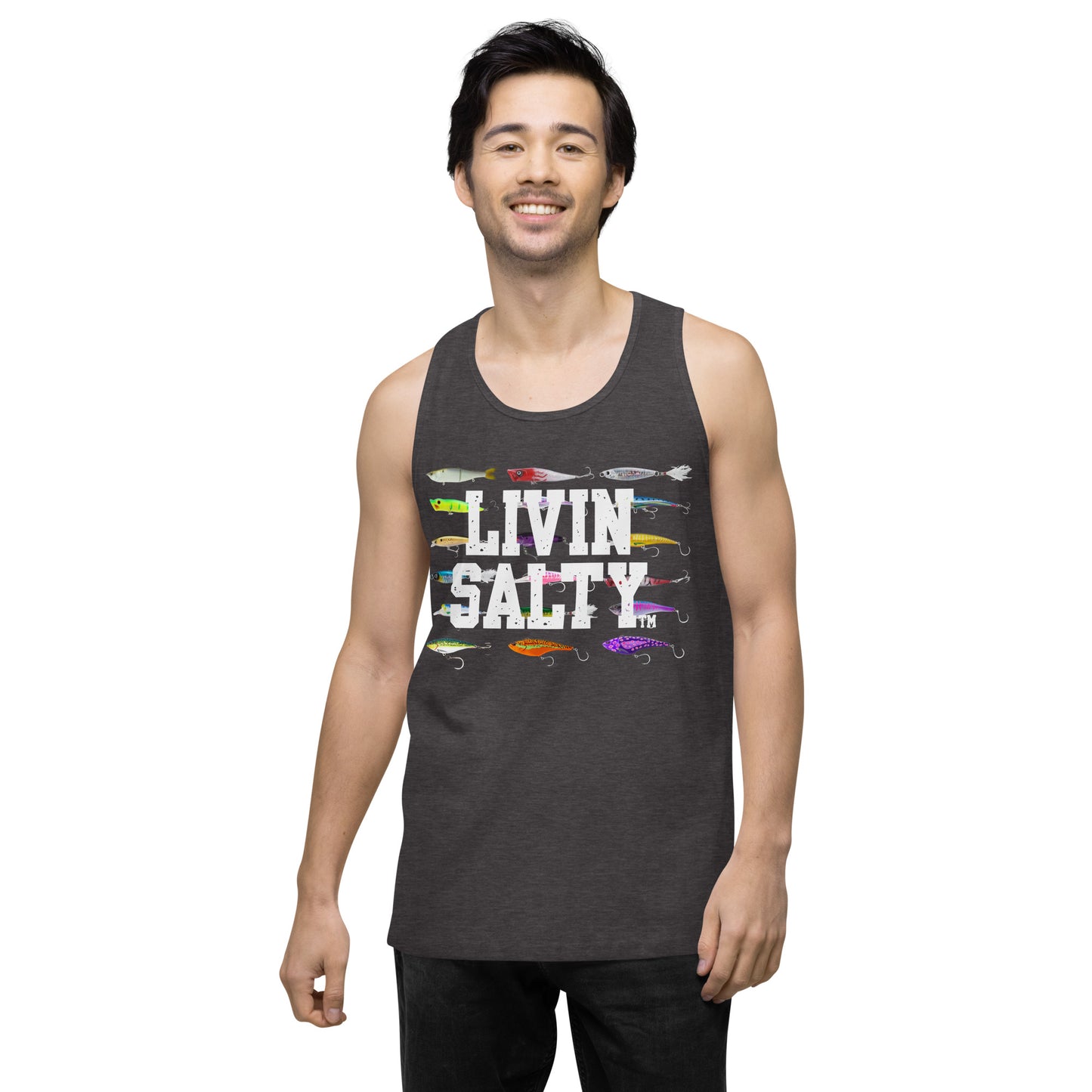 Men’s LIVIN SALTY Saltwater Lures tank top