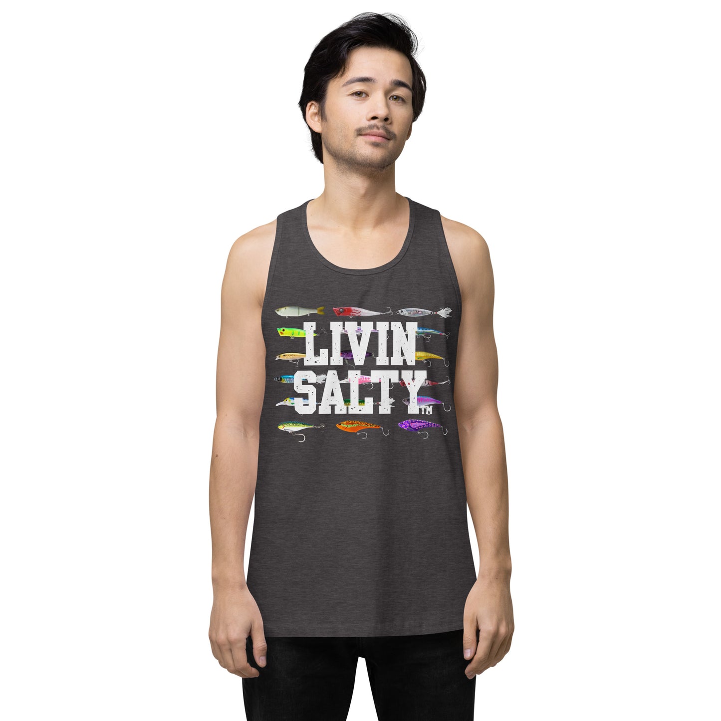Men’s LIVIN SALTY Saltwater Lures tank top