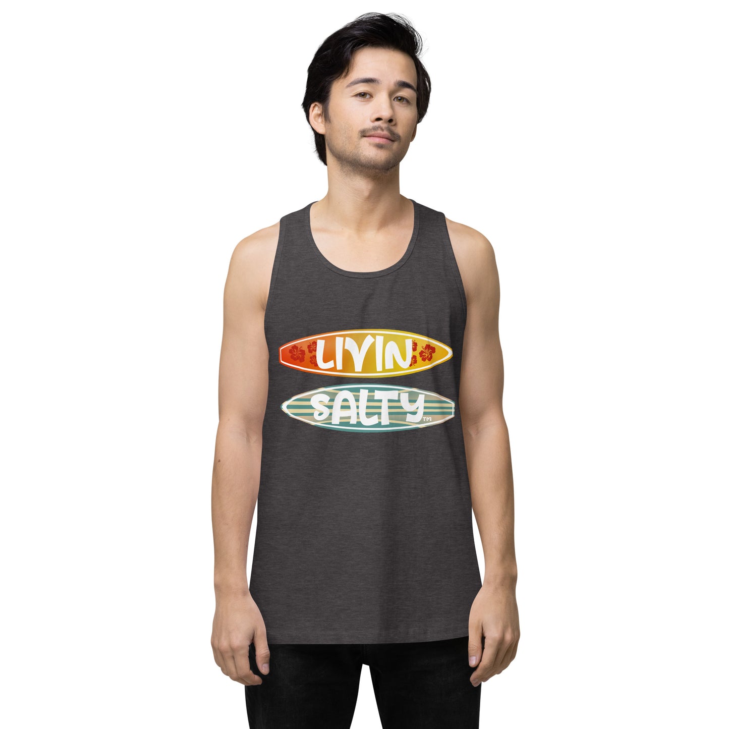 Men’s Surf Board LIVIN SALTY tank top