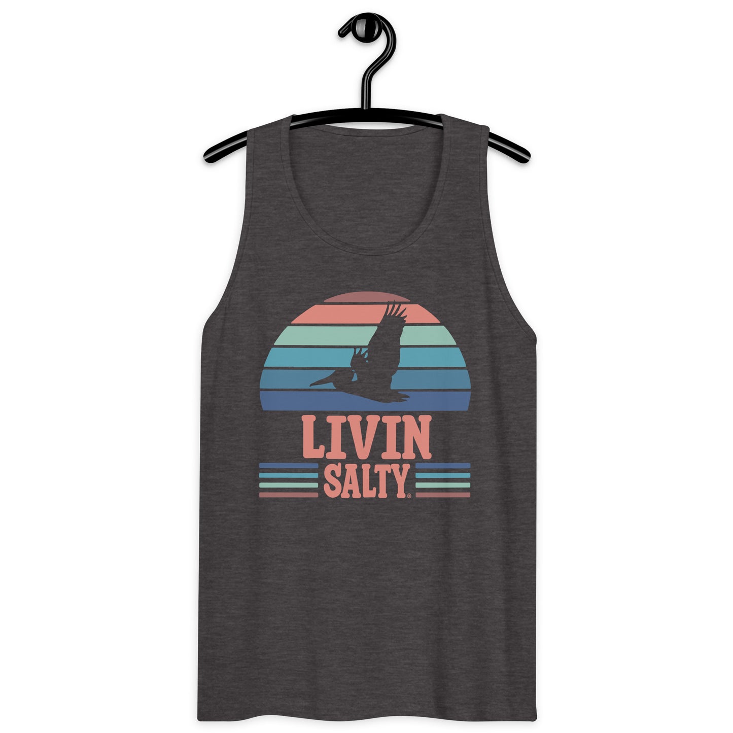 Men’s LIVIN SALTY Pelican tank top