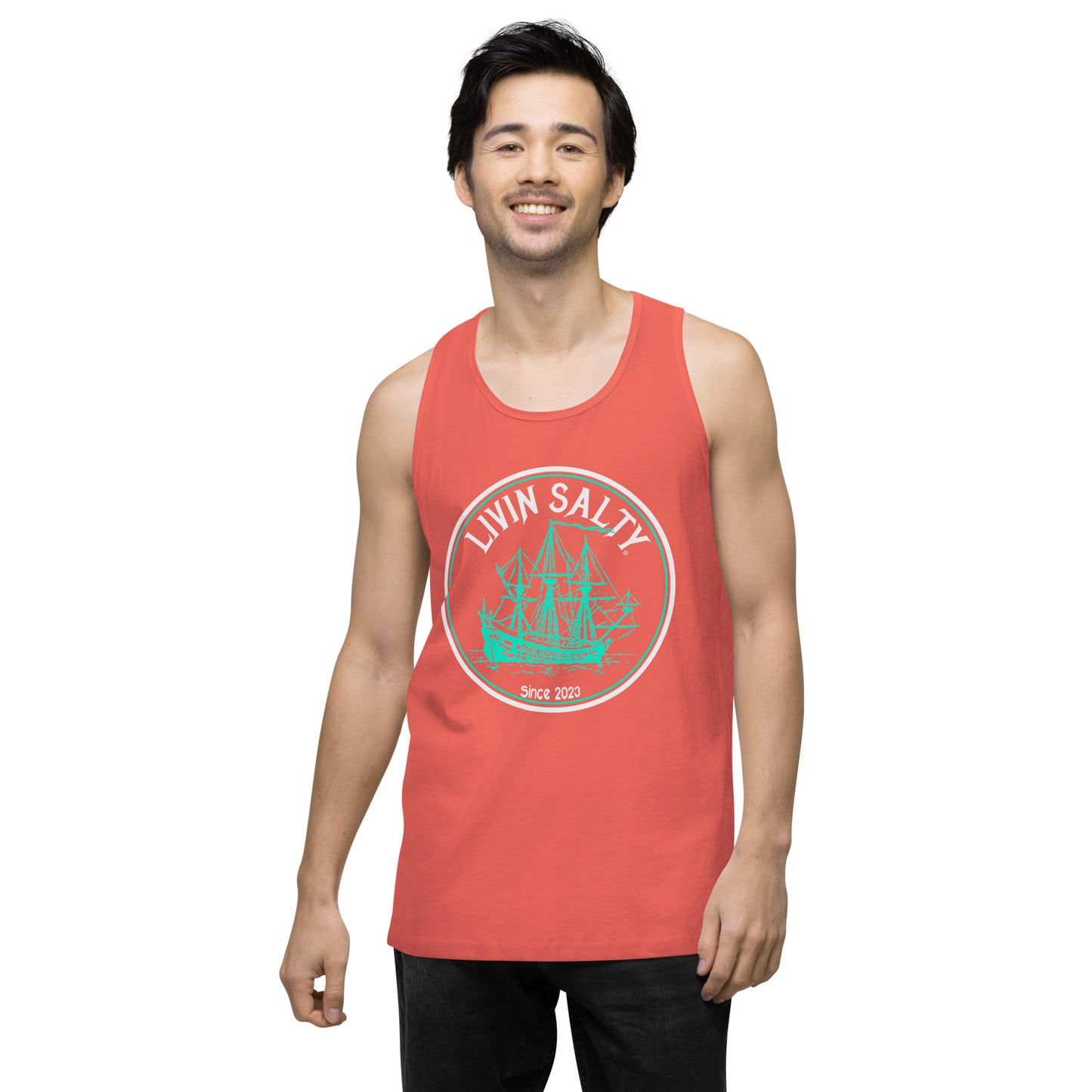 Men’s LIVIN SALTY Ship tank top