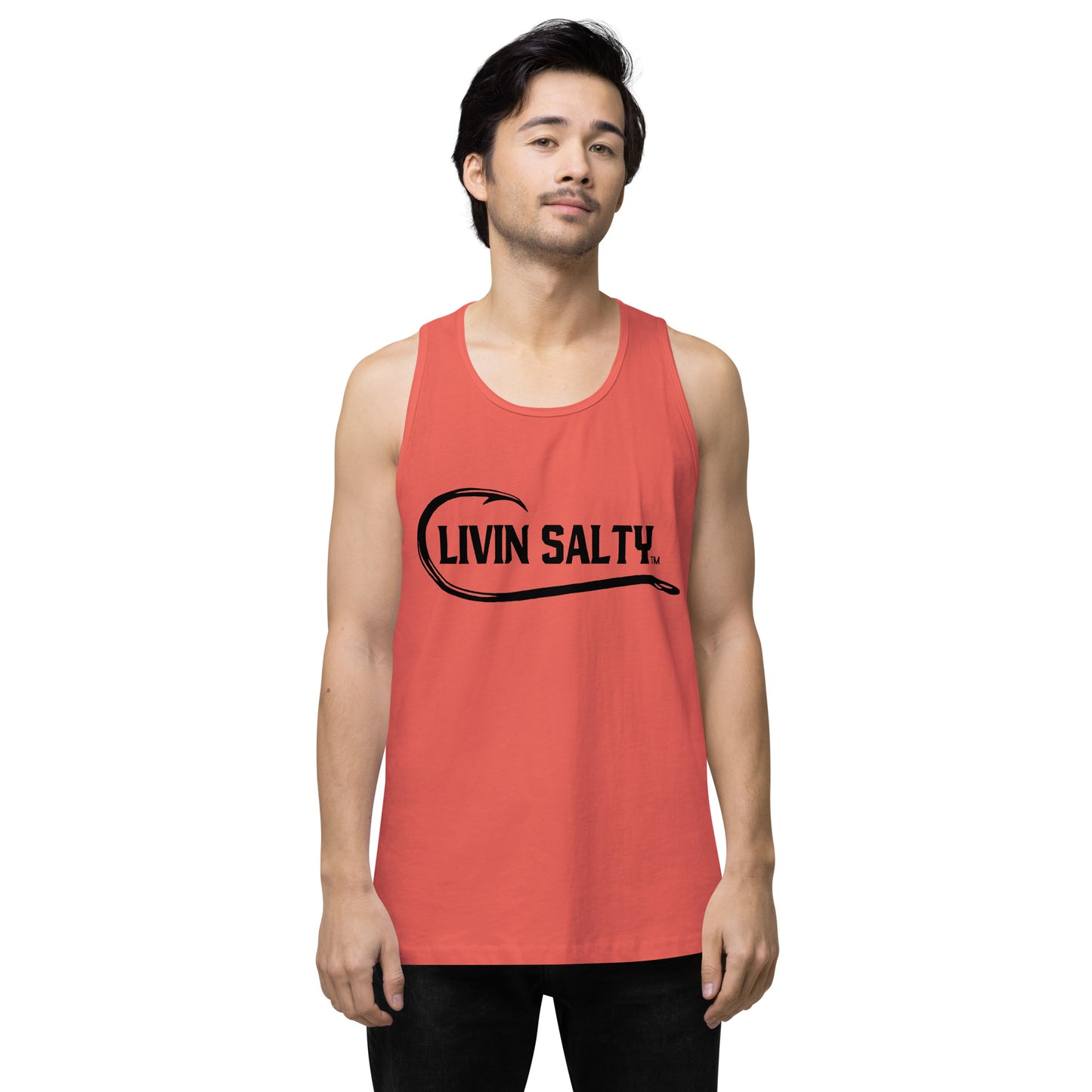 Men’s LIVIN SALTY with hook tank top