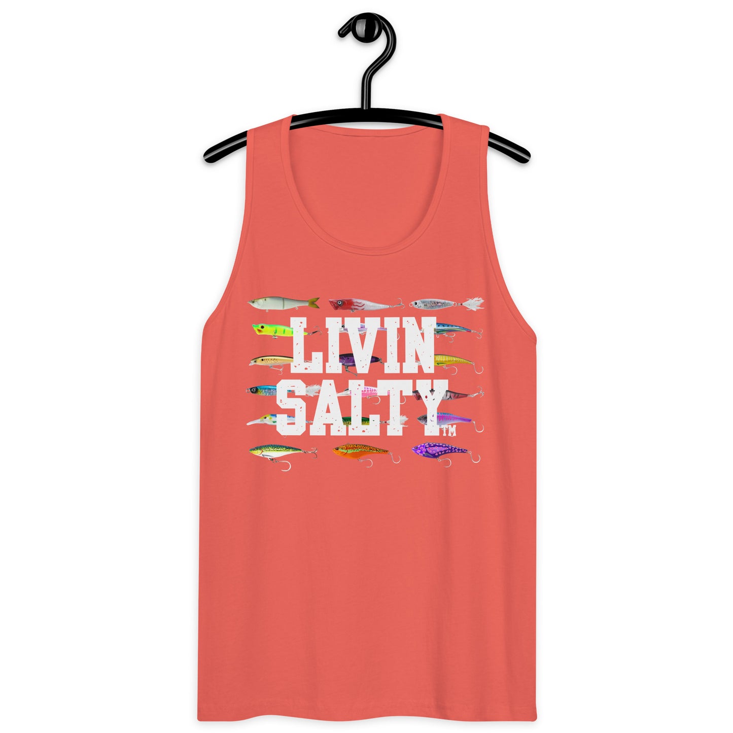 Men’s LIVIN SALTY Saltwater Lures tank top
