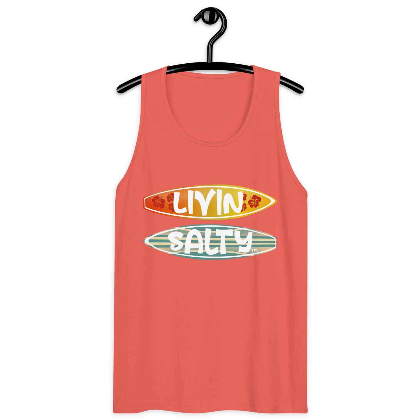 Men’s Surf Board LIVIN SALTY tank top