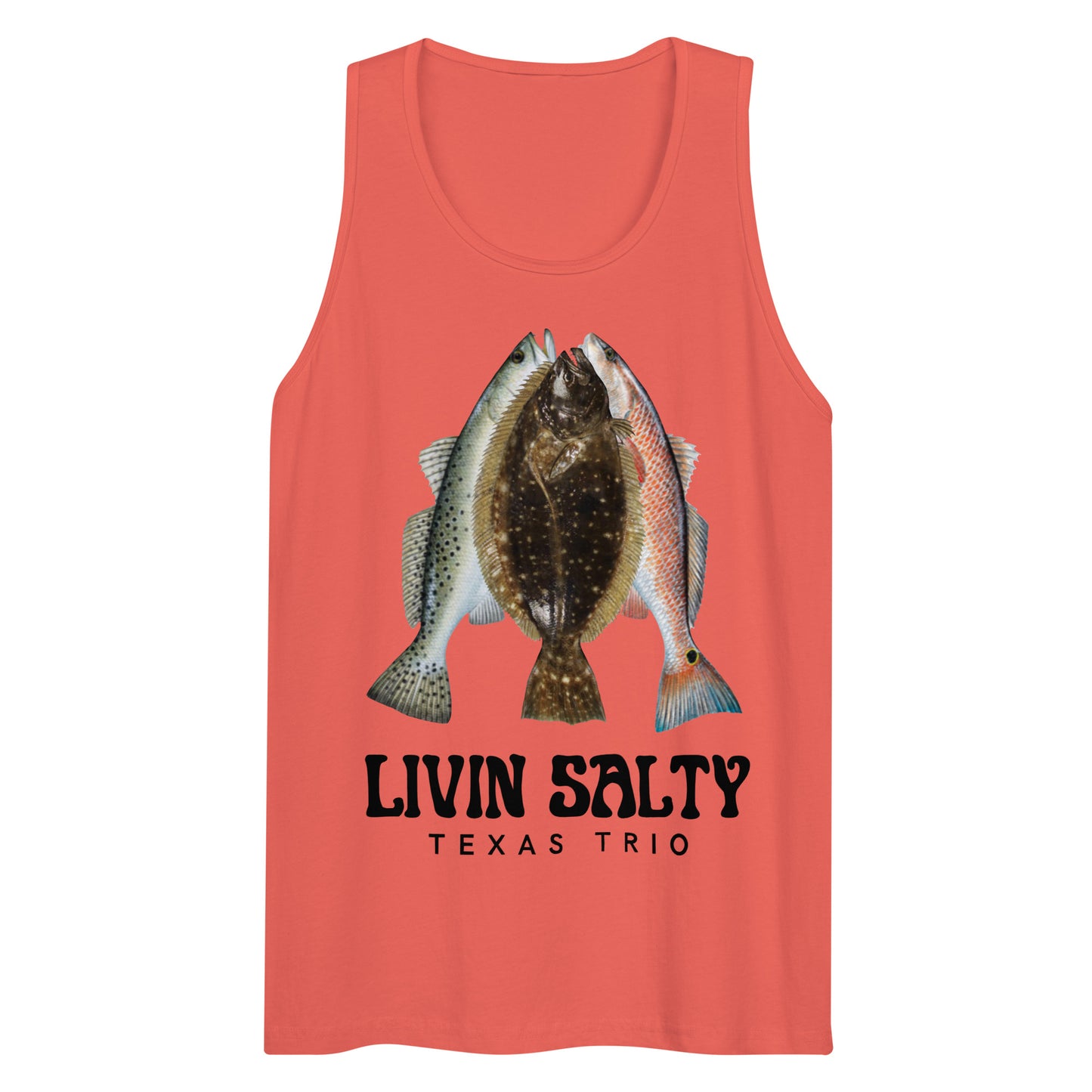 Men’s Texas Trio LIVIN SALTY tank top