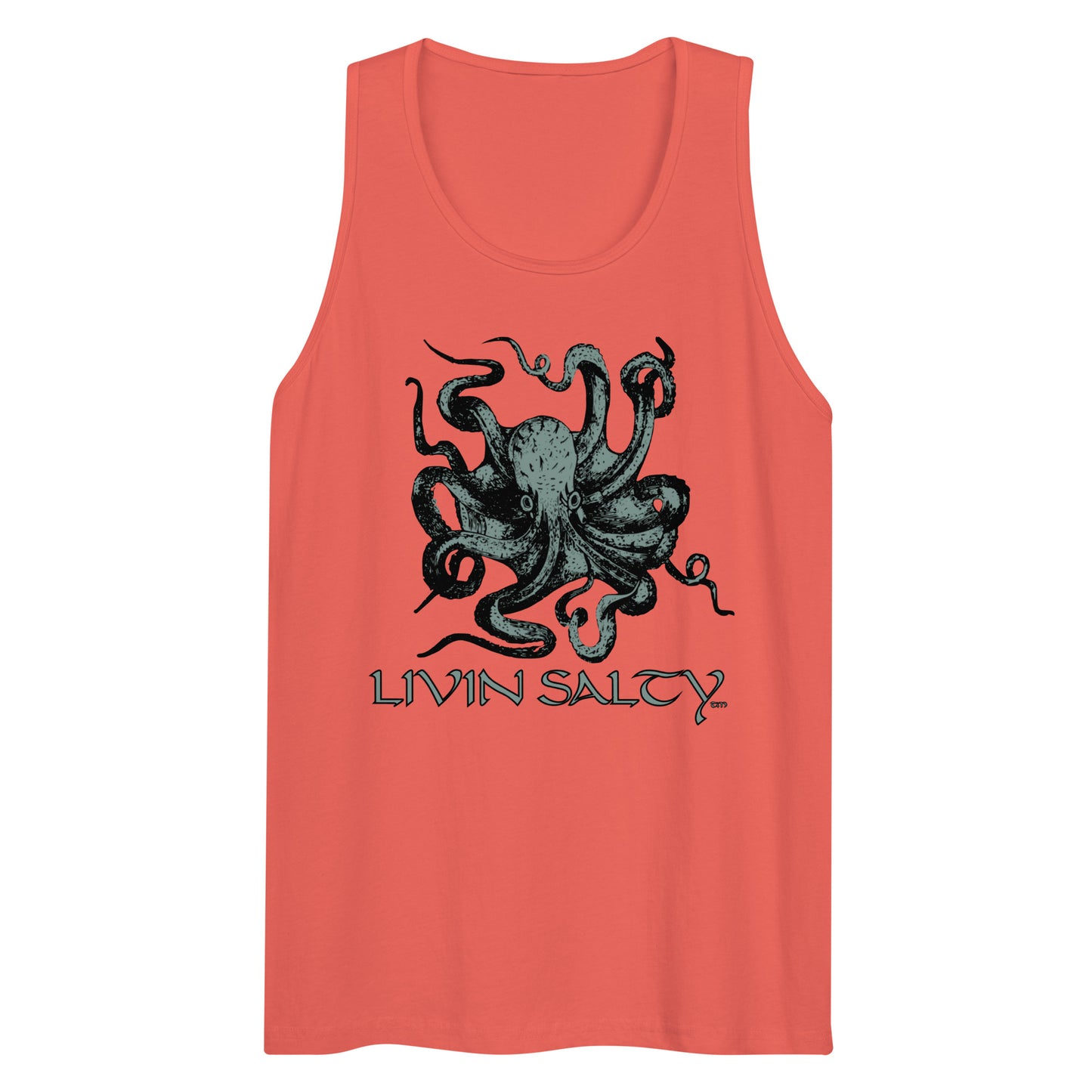 Men’s LIVIN SALTY Octopus tank top