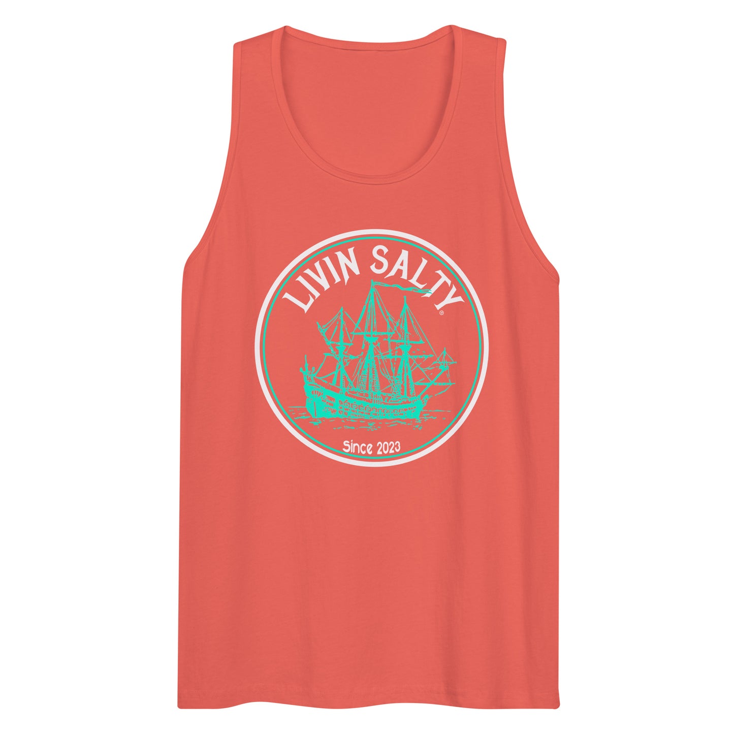 Men’s LIVIN SALTY Ship tank top