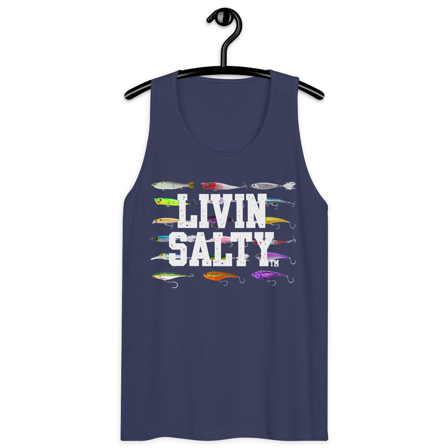 Men’s LIVIN SALTY Saltwater Lures tank top