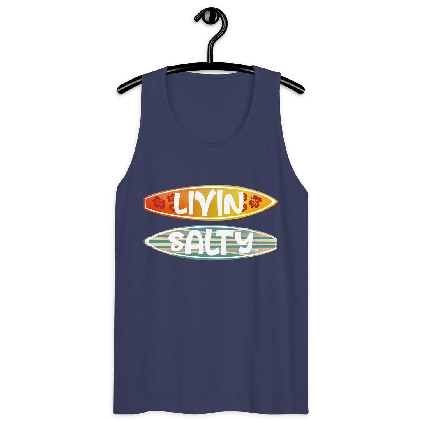 Men’s Surf Board LIVIN SALTY tank top
