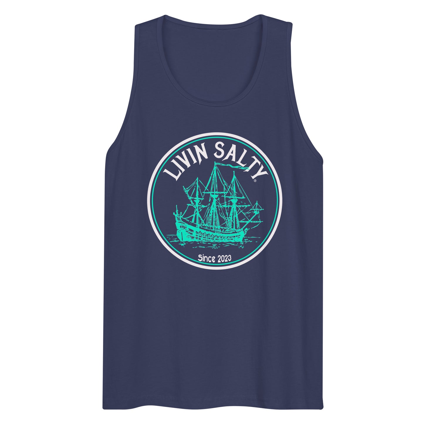 Men’s LIVIN SALTY Ship tank top