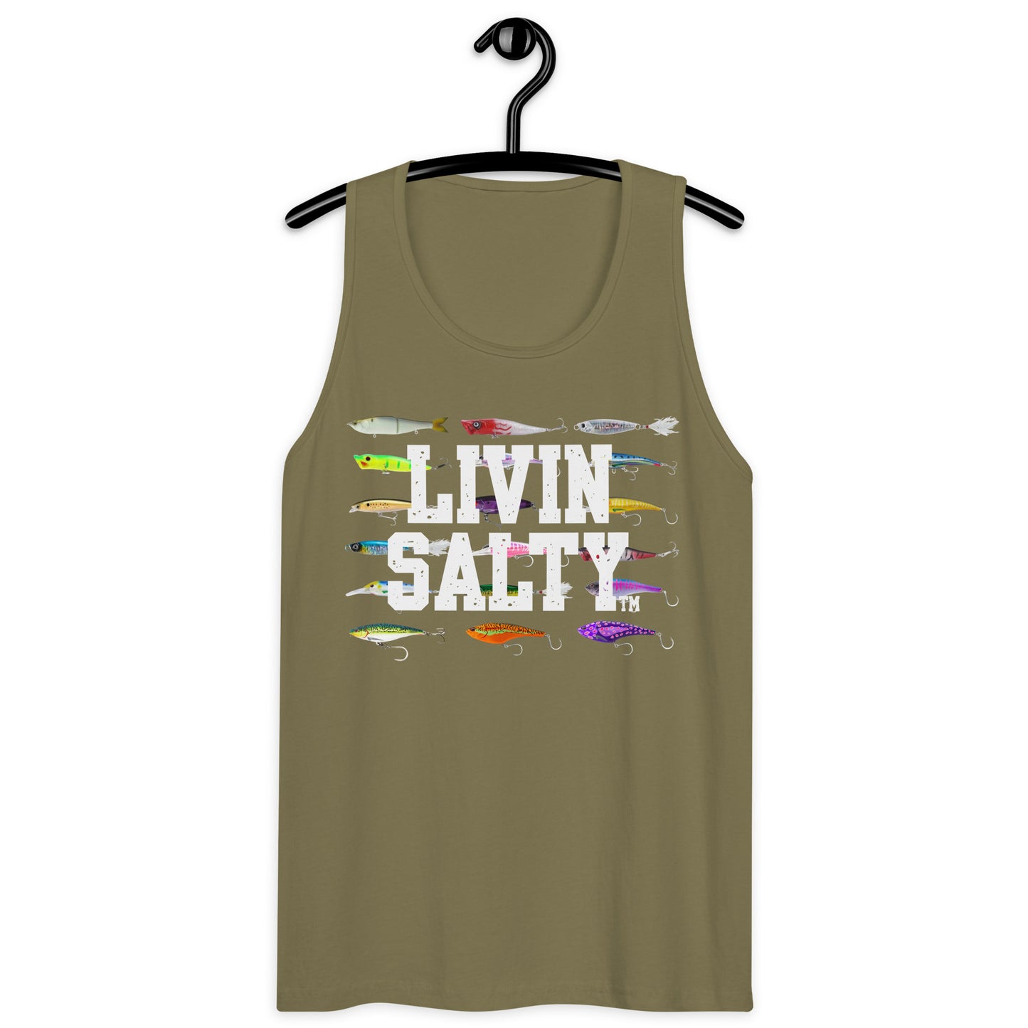 Men’s LIVIN SALTY Saltwater Lures tank top