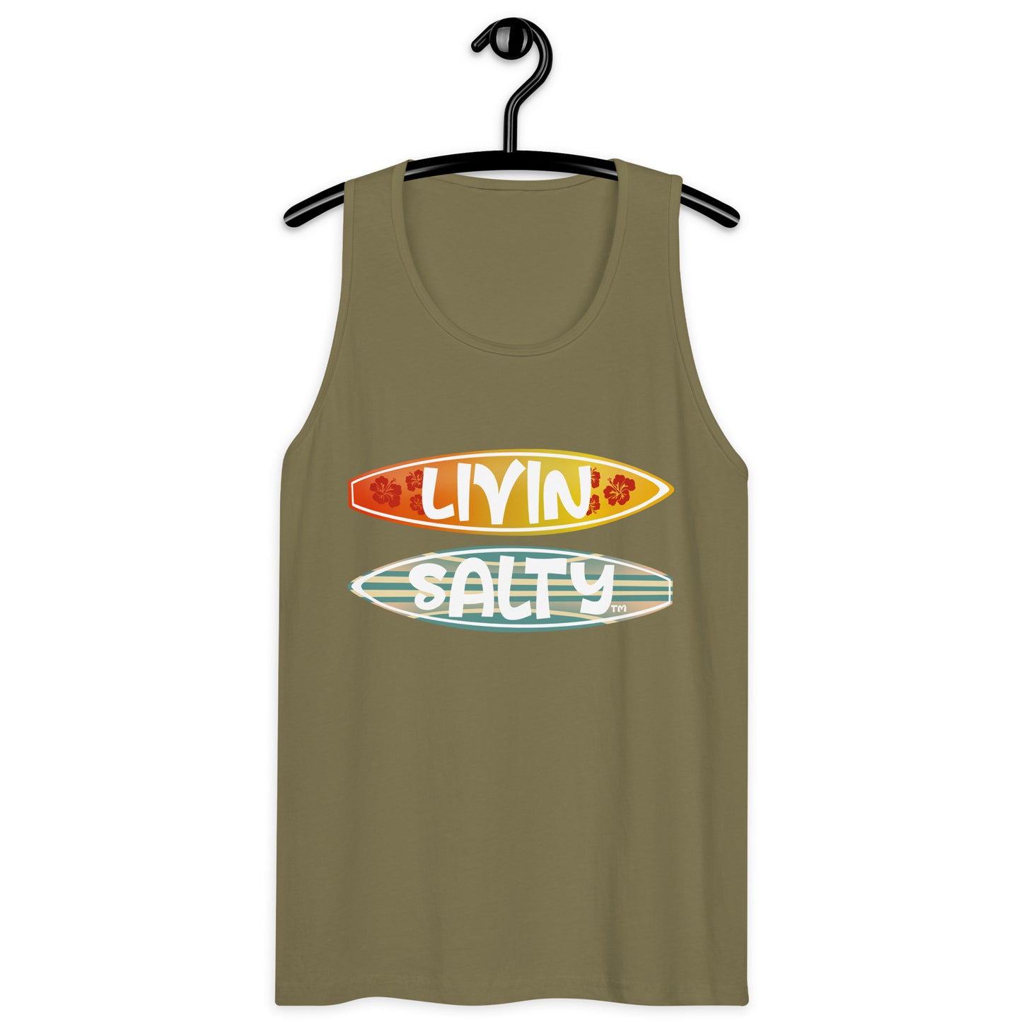 Men’s Surf Board LIVIN SALTY tank top