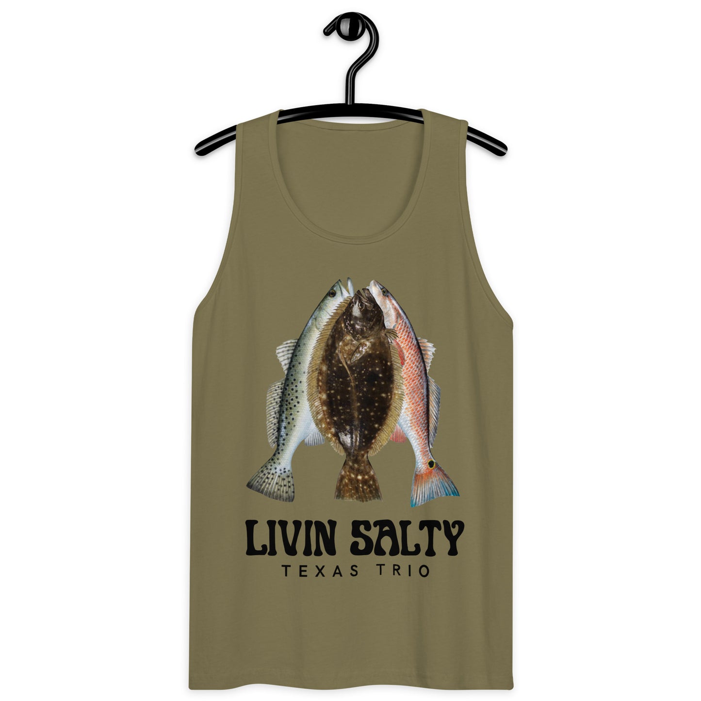 Men’s Texas Trio LIVIN SALTY tank top
