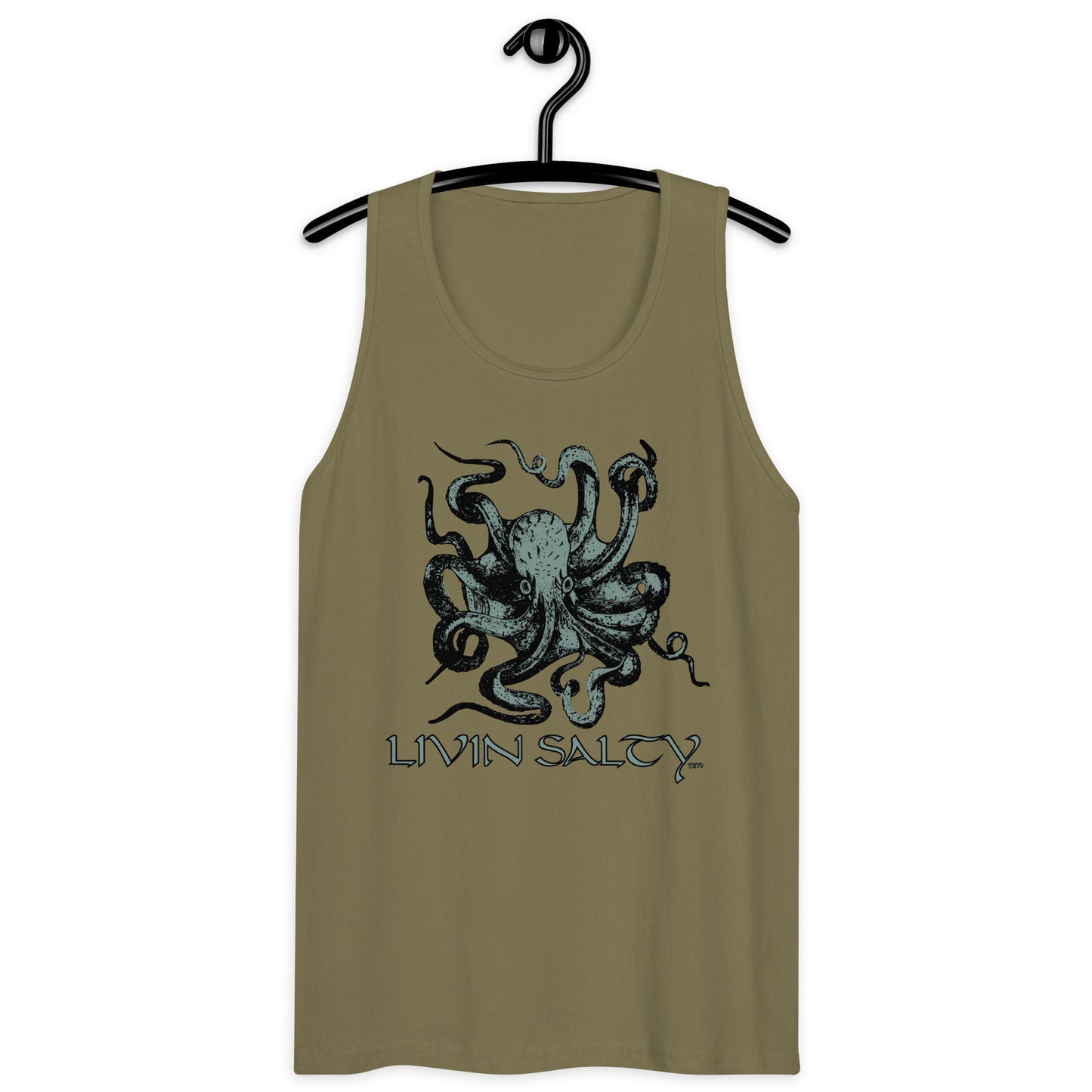 Men’s LIVIN SALTY Octopus tank top