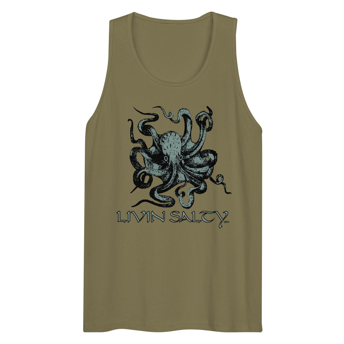 Men’s LIVIN SALTY Octopus tank top