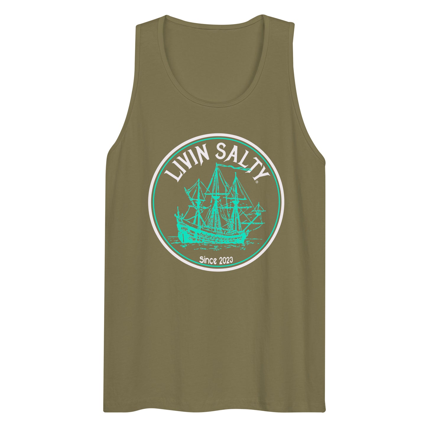 Men’s LIVIN SALTY Ship tank top