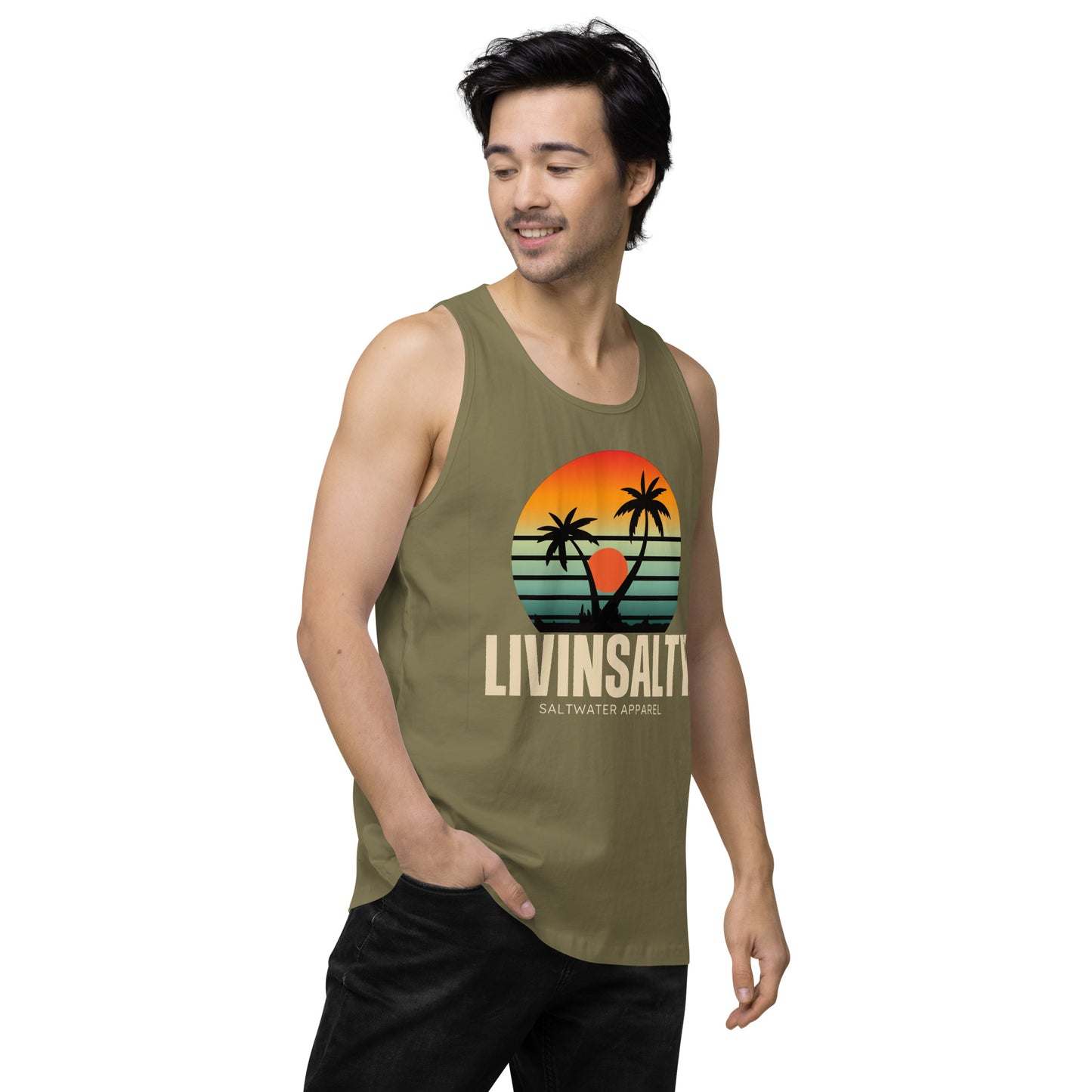 Men’s LIVIN SALTY tank top
