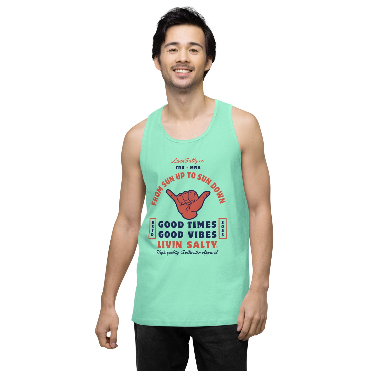 Men’s LIVIN SALTY tank top