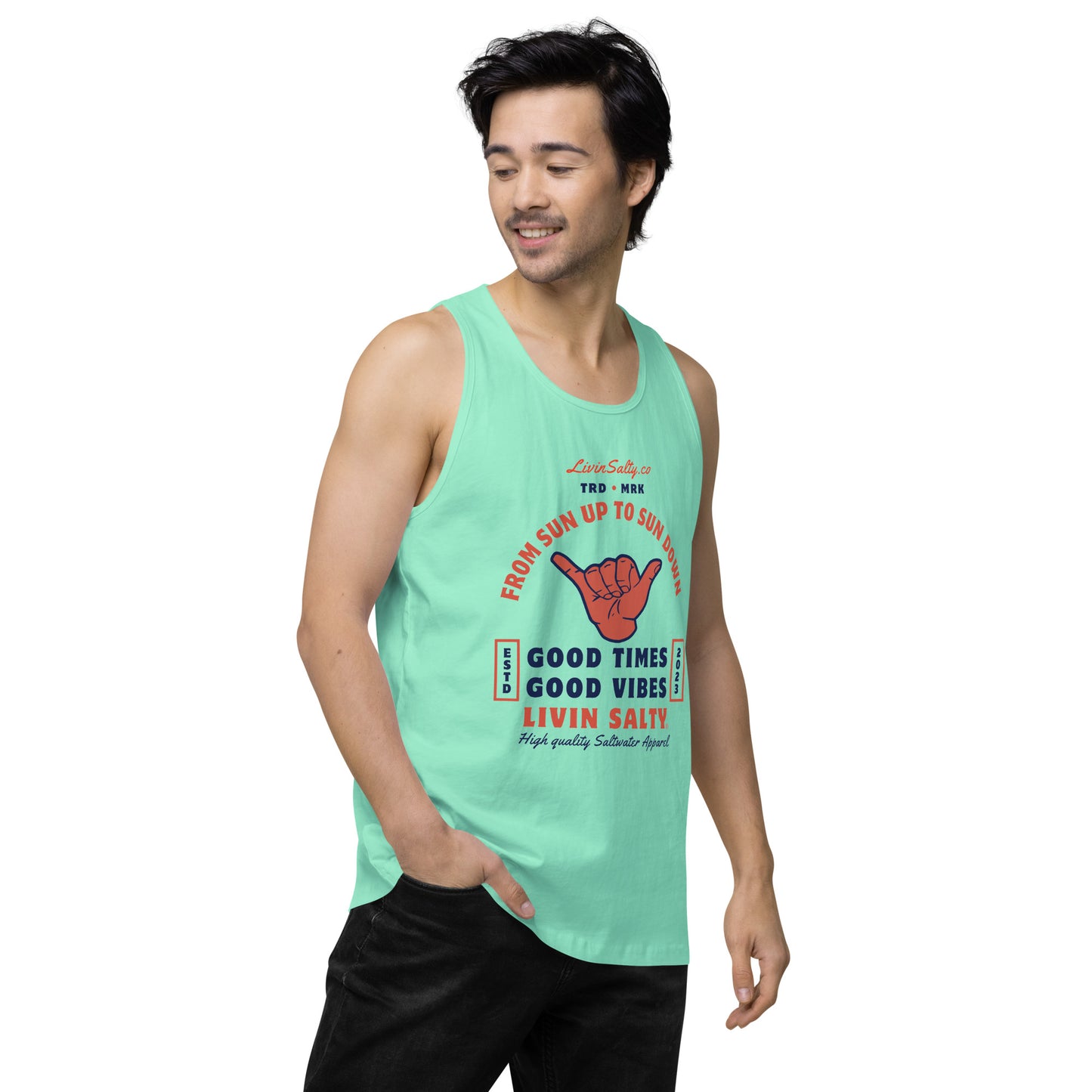 Men’s LIVIN SALTY tank top