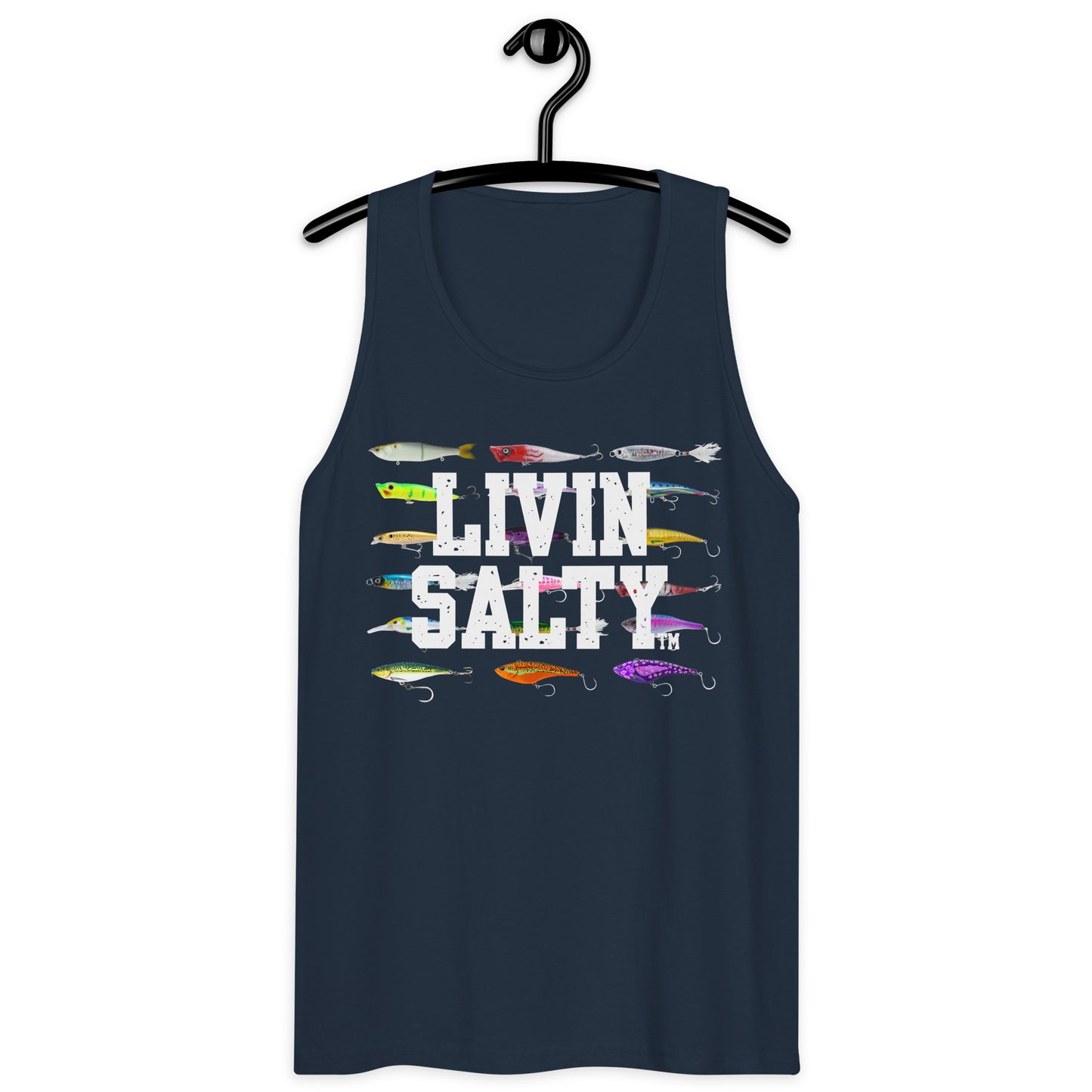 Men’s LIVIN SALTY Saltwater Lures tank top