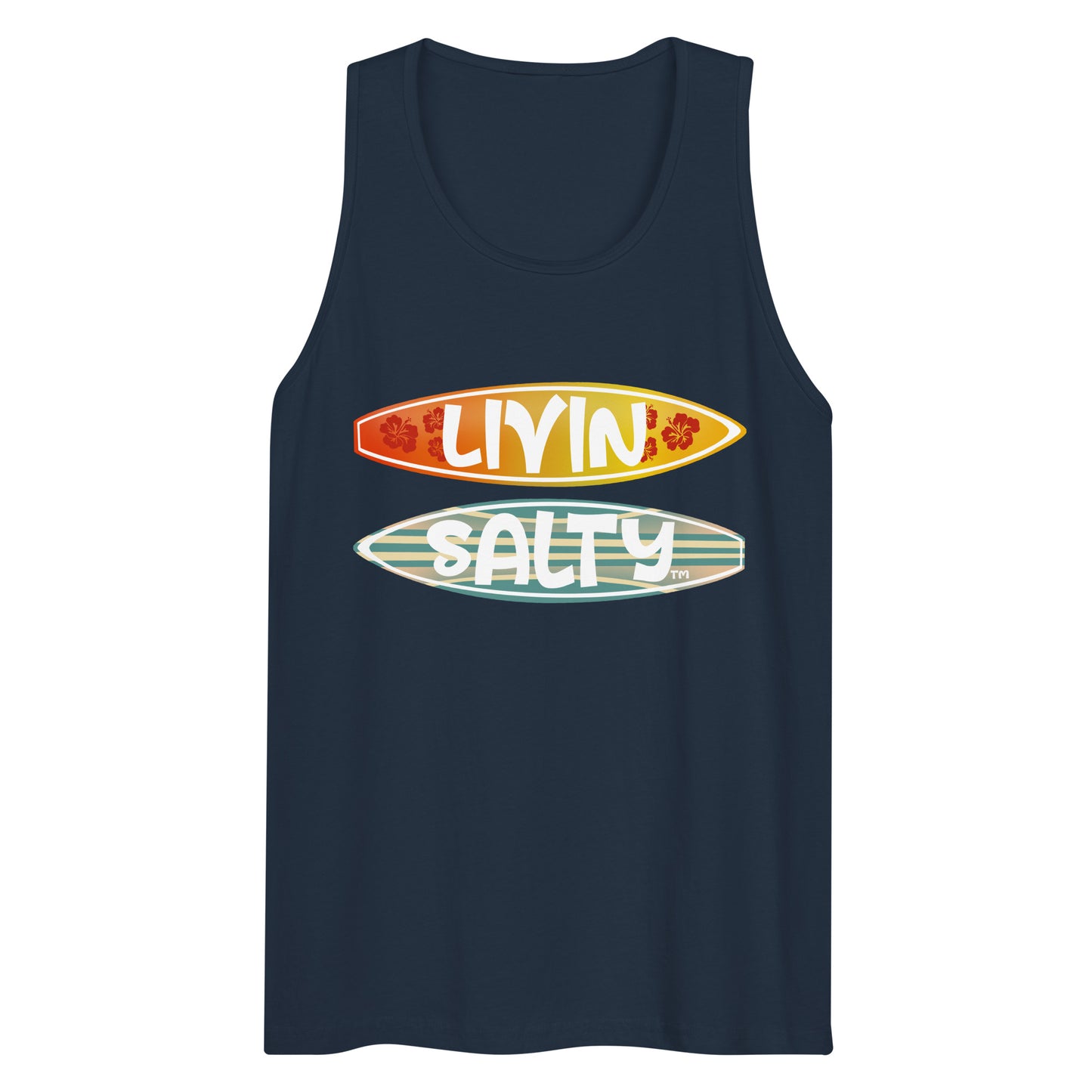 Men’s Surf Board LIVIN SALTY tank top