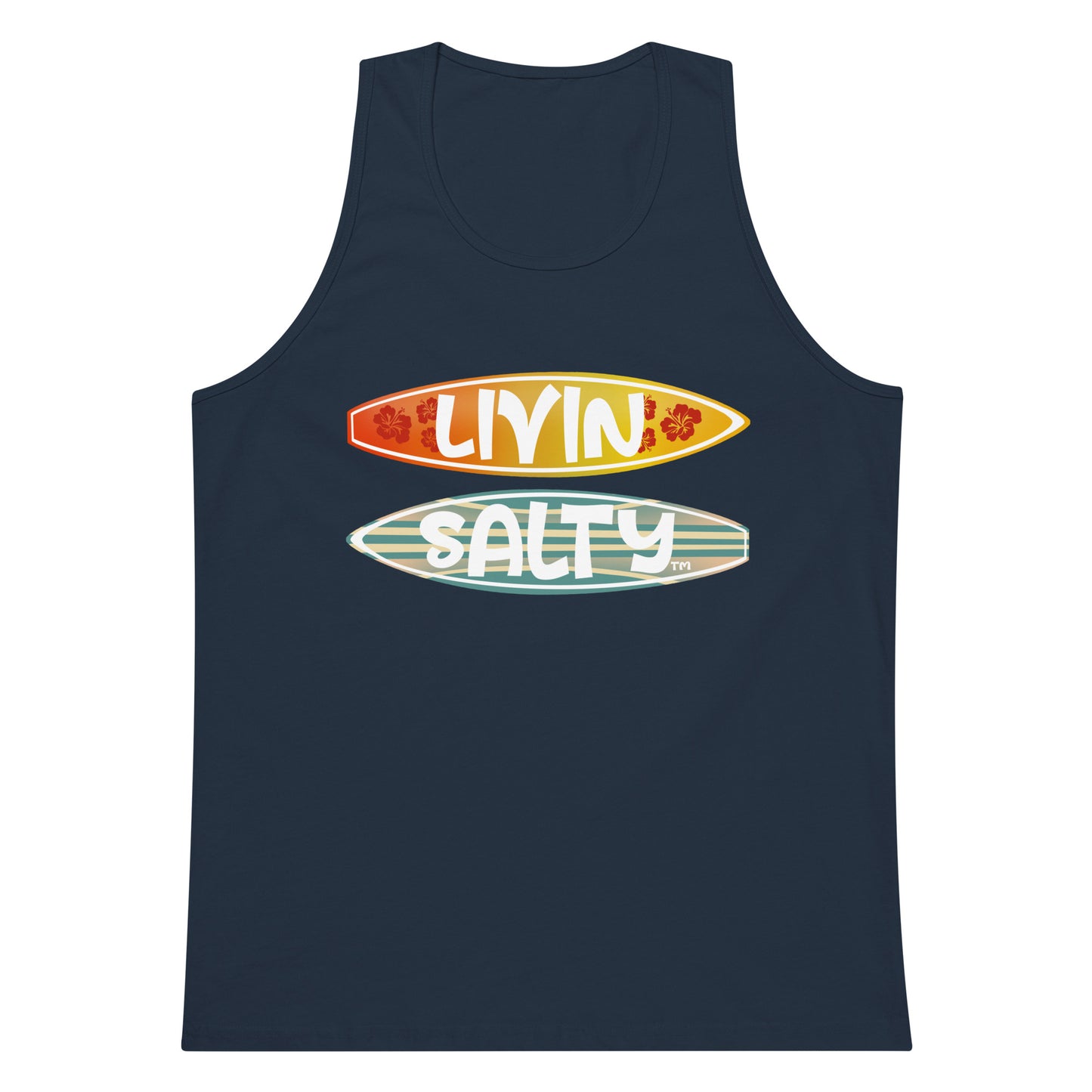 Men’s Surf Board LIVIN SALTY tank top