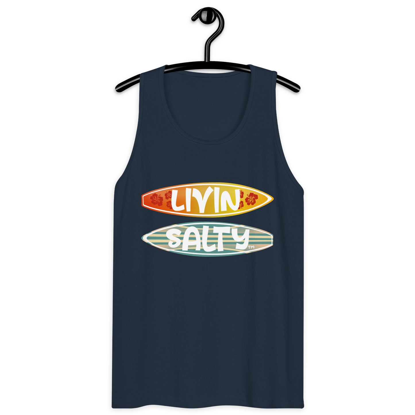 Men’s Surf Board LIVIN SALTY tank top