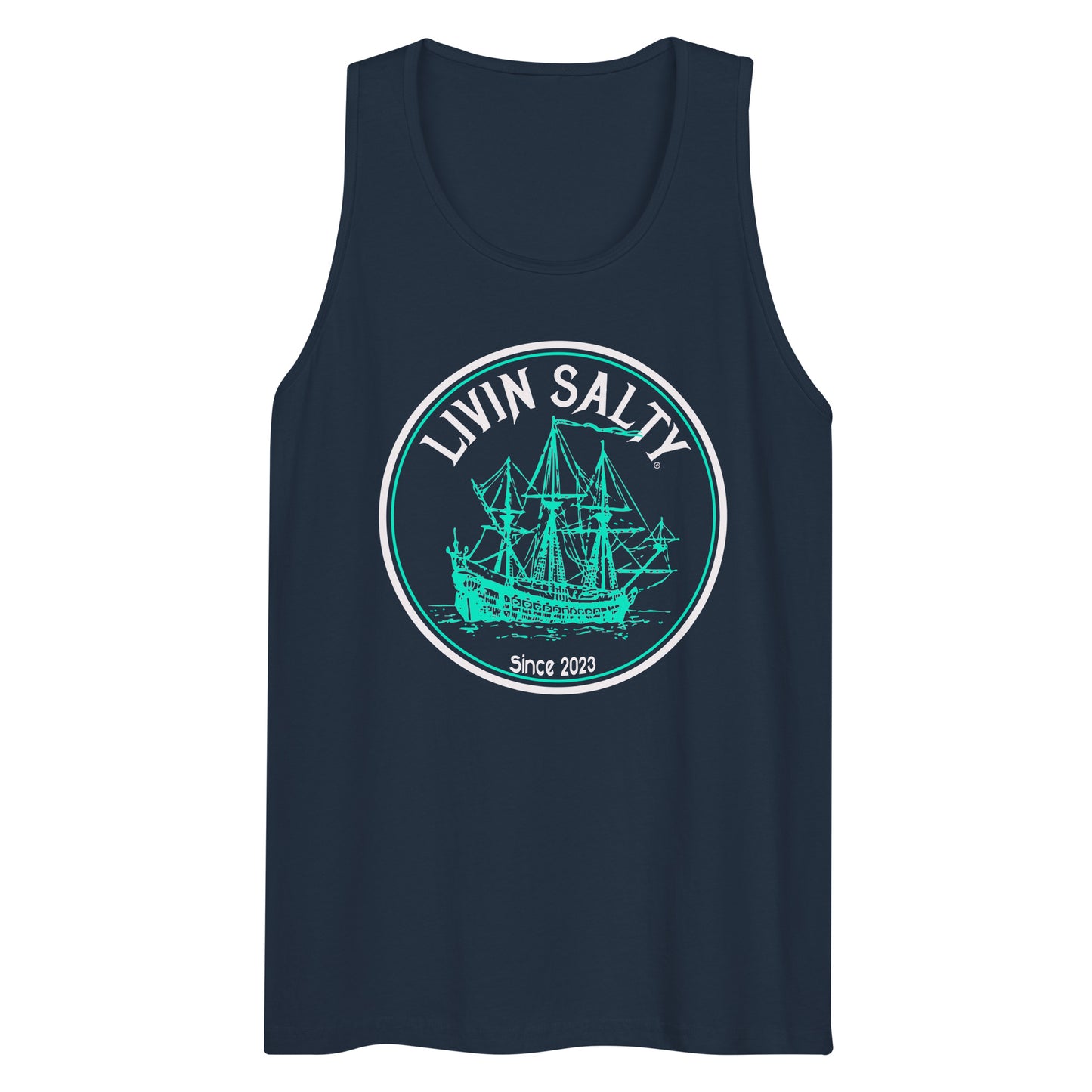 Men’s LIVIN SALTY Ship tank top
