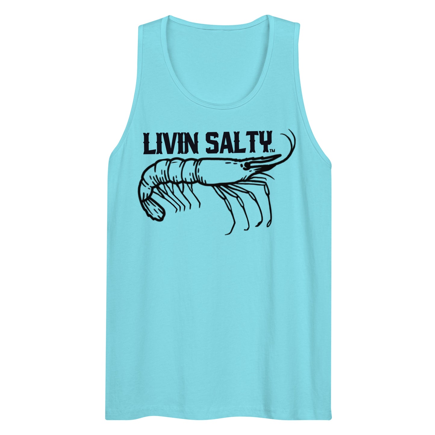 Men’s LIVIN SALTY Shrimp tank top