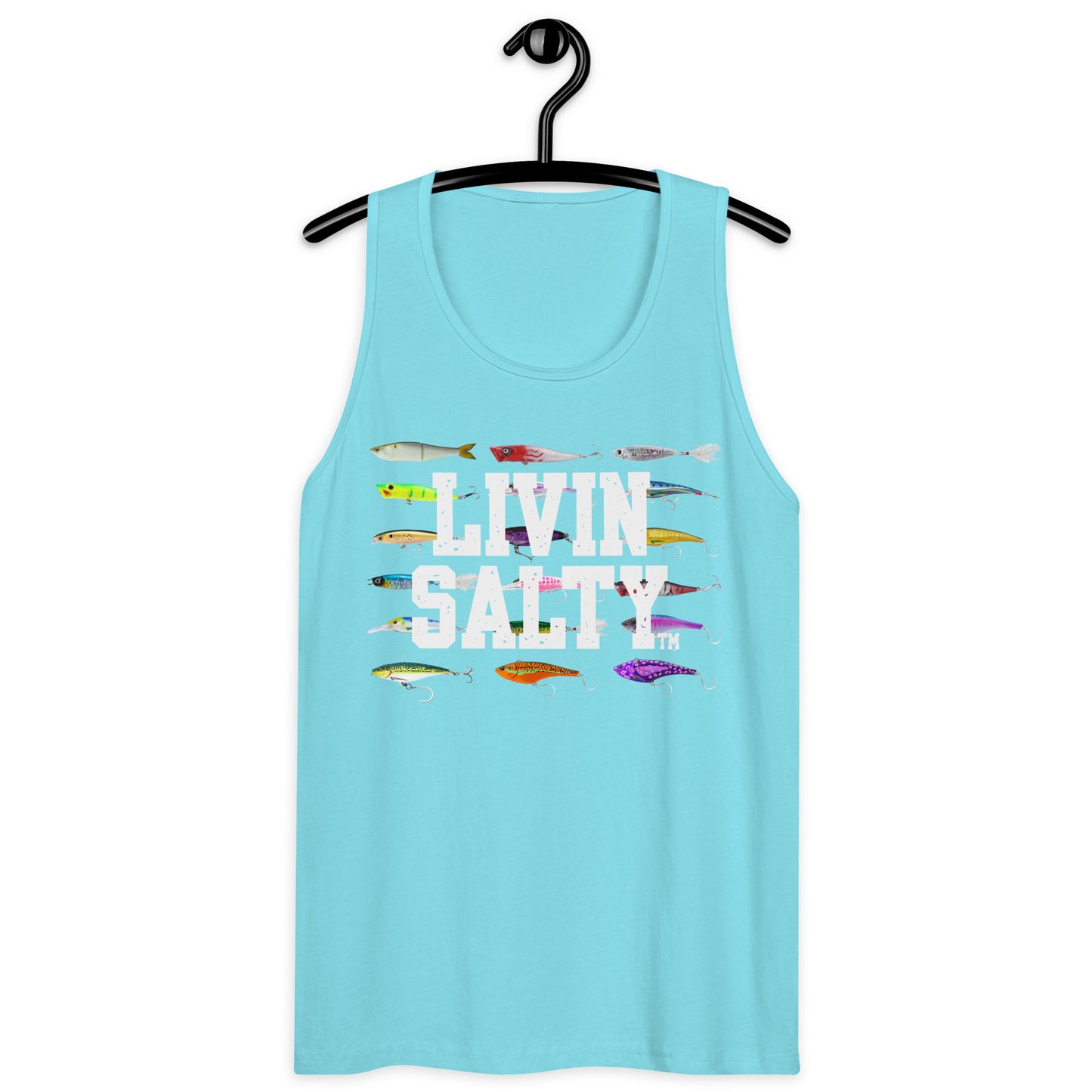 Men’s LIVIN SALTY Saltwater Lures tank top