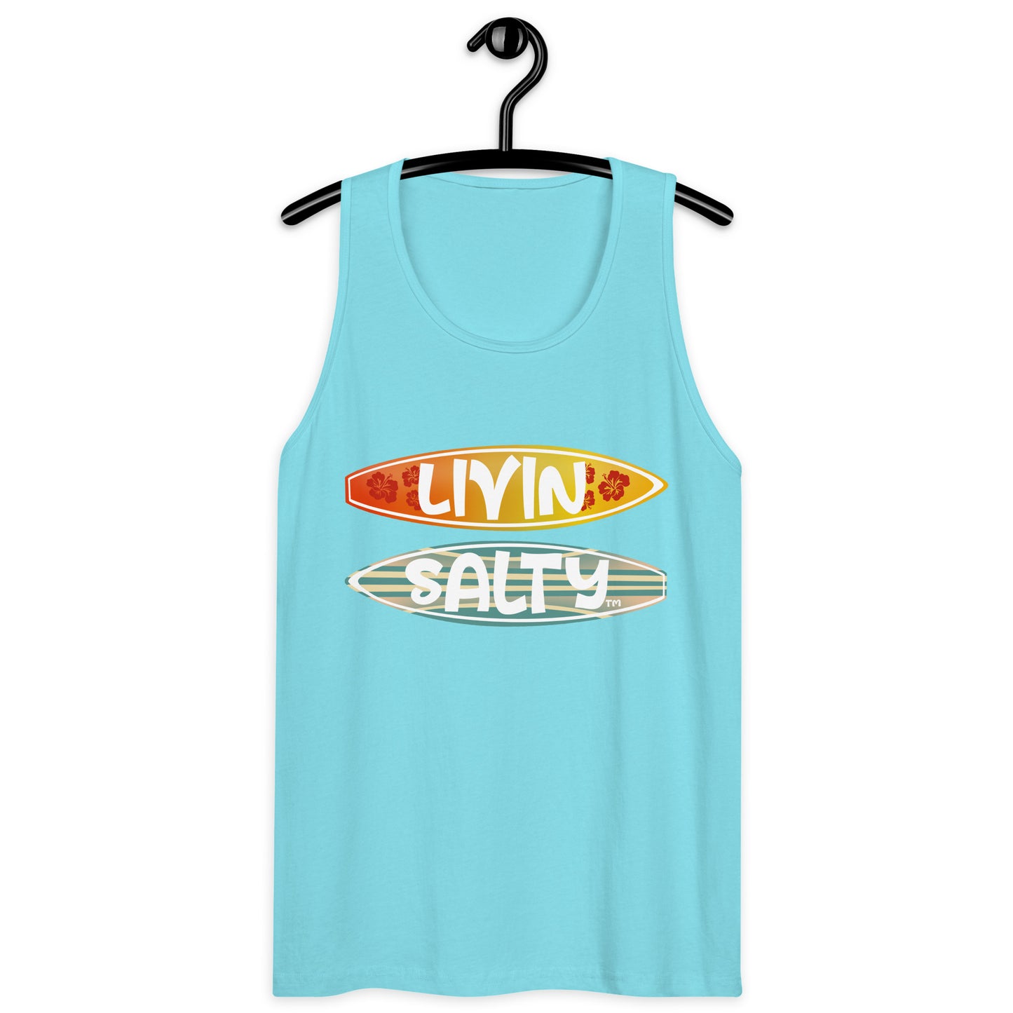 Men’s Surf Board LIVIN SALTY tank top
