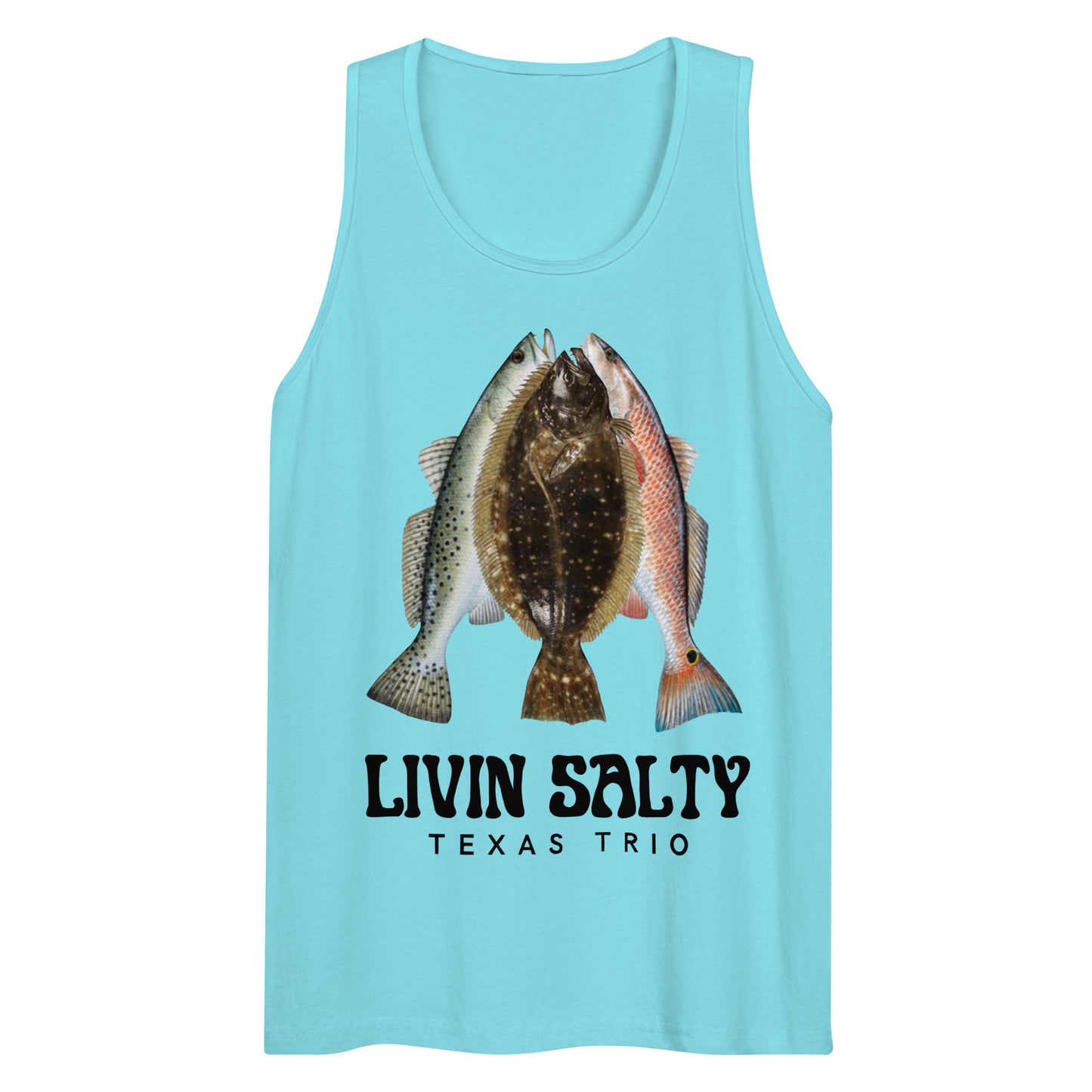 Men’s Texas Trio LIVIN SALTY tank top