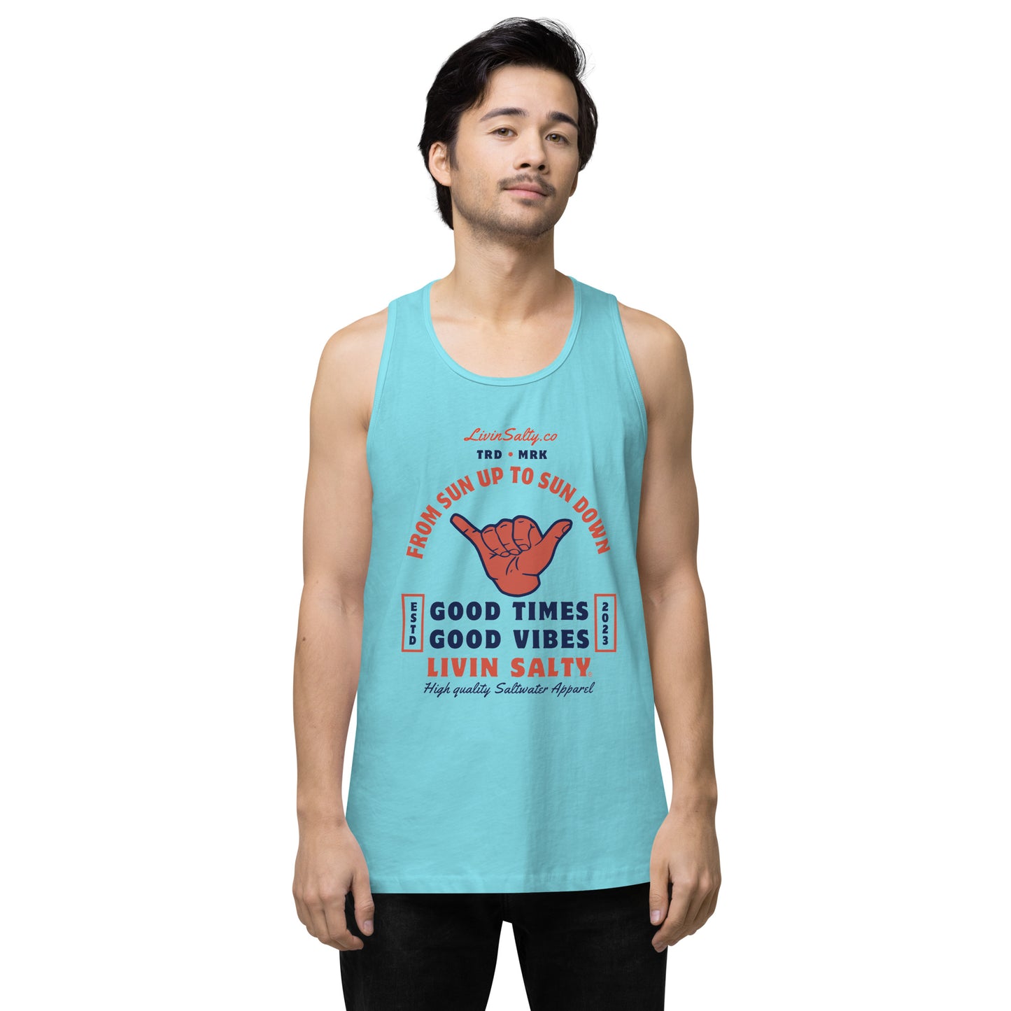 Men’s LIVIN SALTY tank top