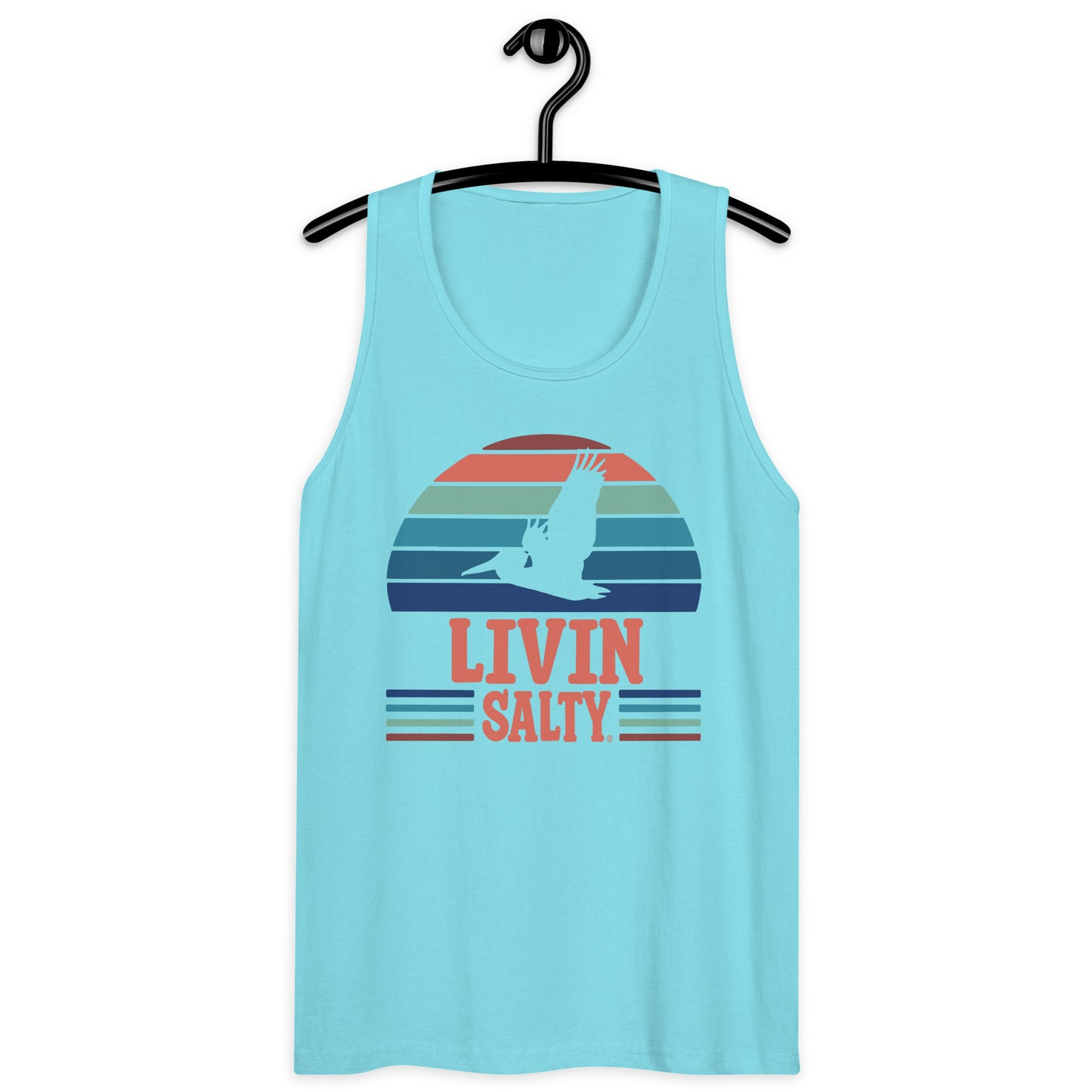 Men’s LIVIN SALTY Pelican tank top