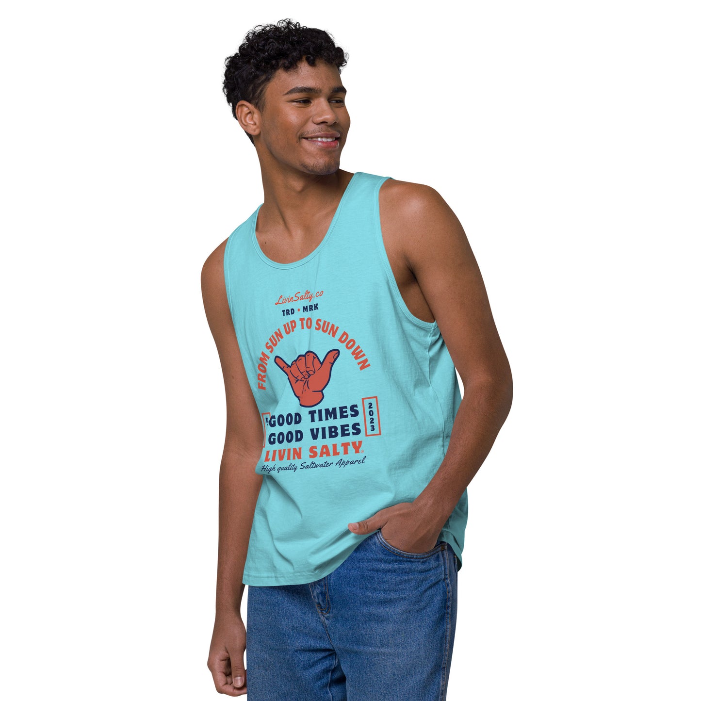 Men’s LIVIN SALTY tank top