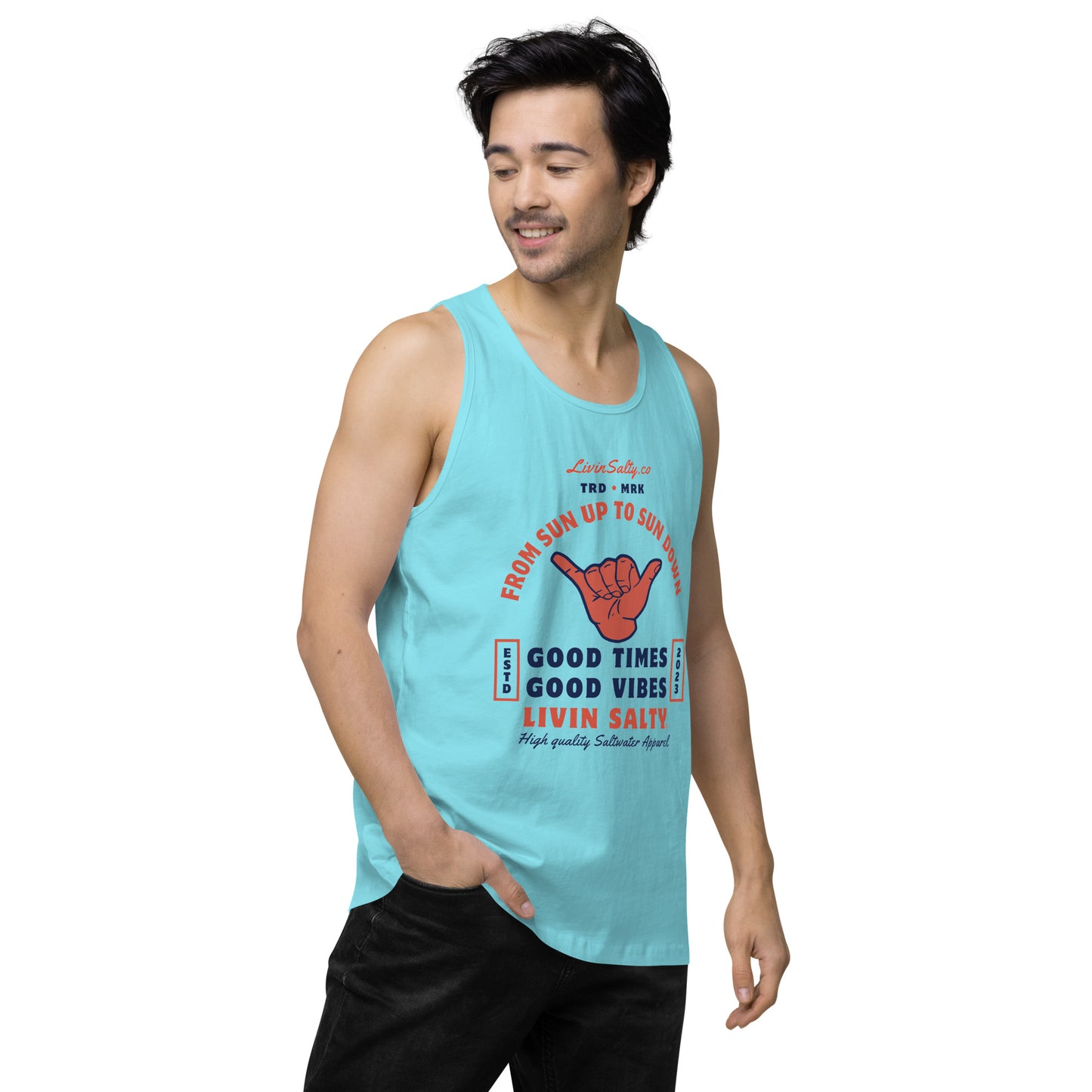 Men’s LIVIN SALTY tank top