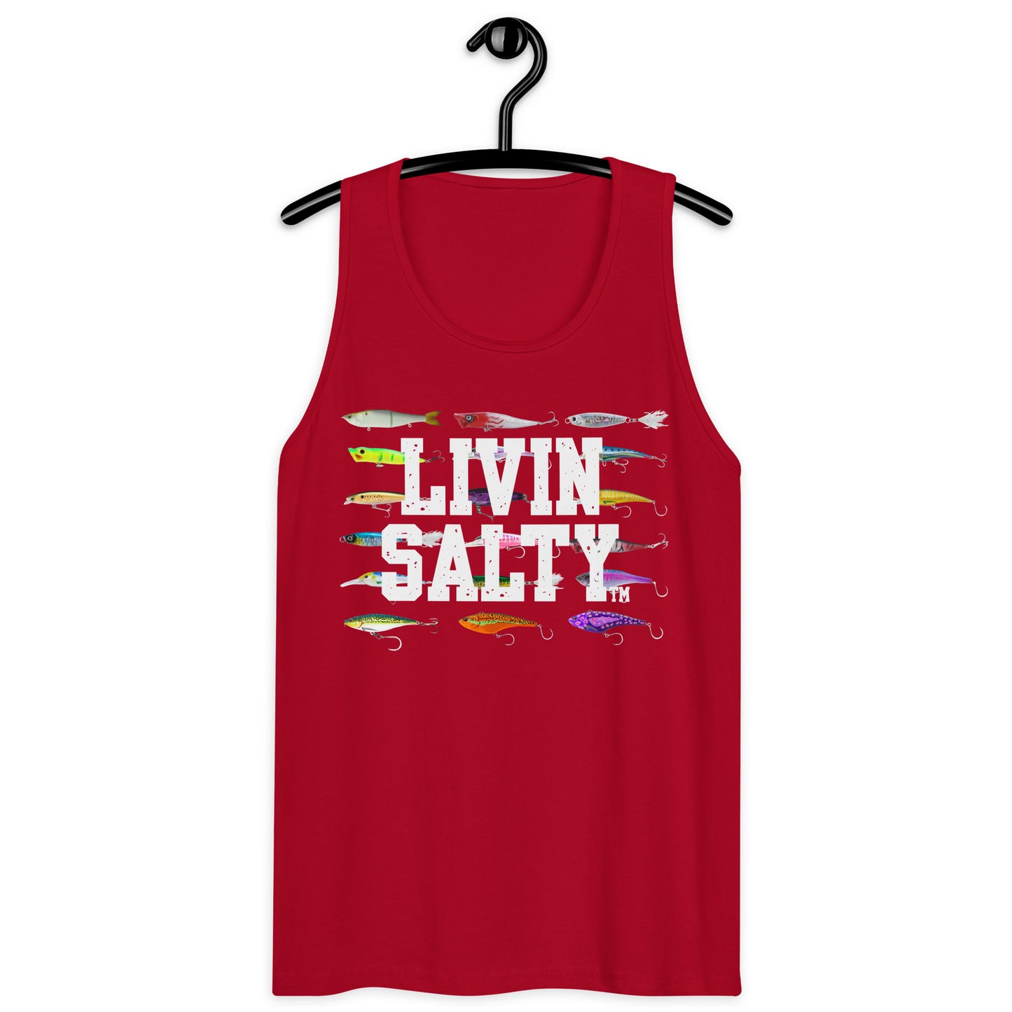 Men’s LIVIN SALTY Saltwater Lures tank top