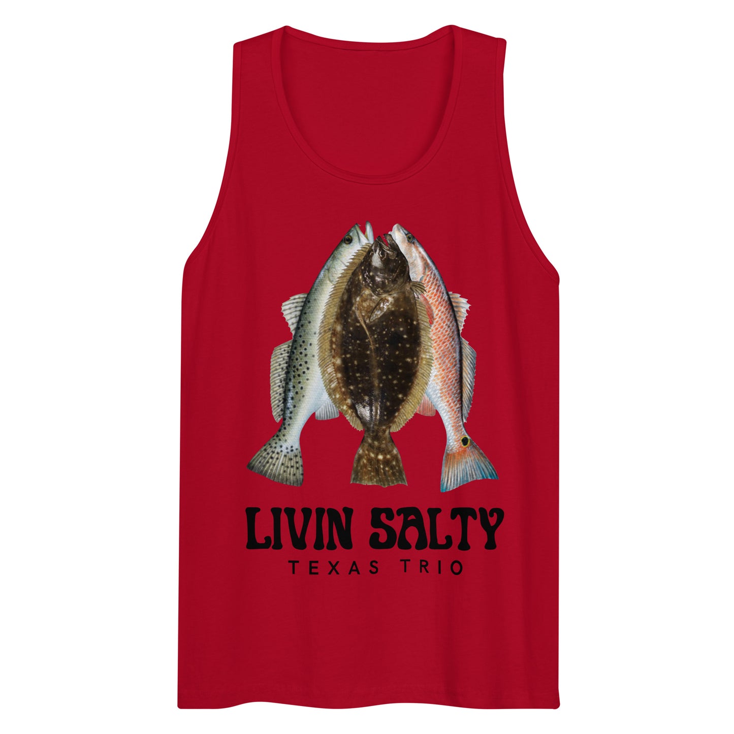 Men’s Texas Trio LIVIN SALTY tank top