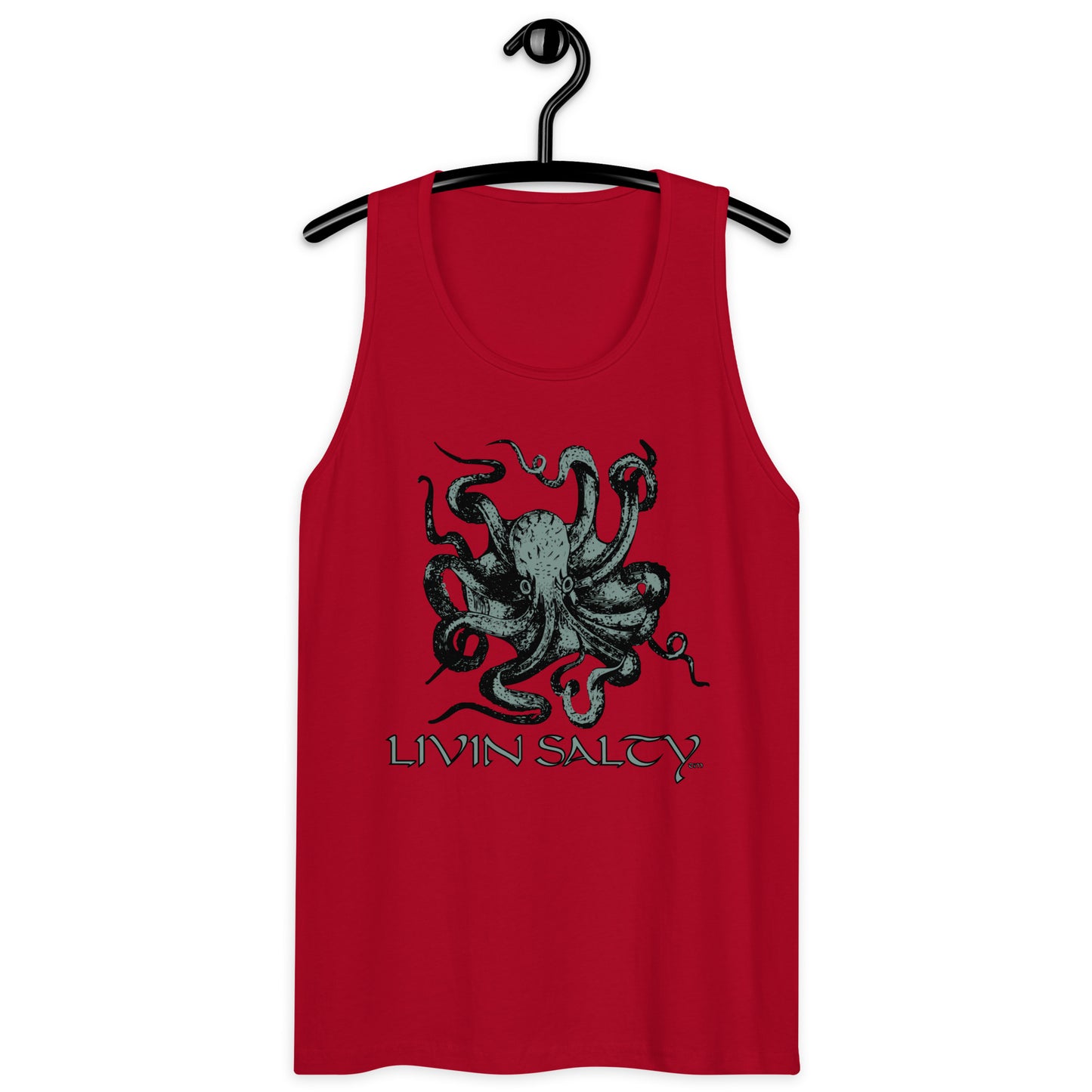 Men’s LIVIN SALTY Octopus tank top