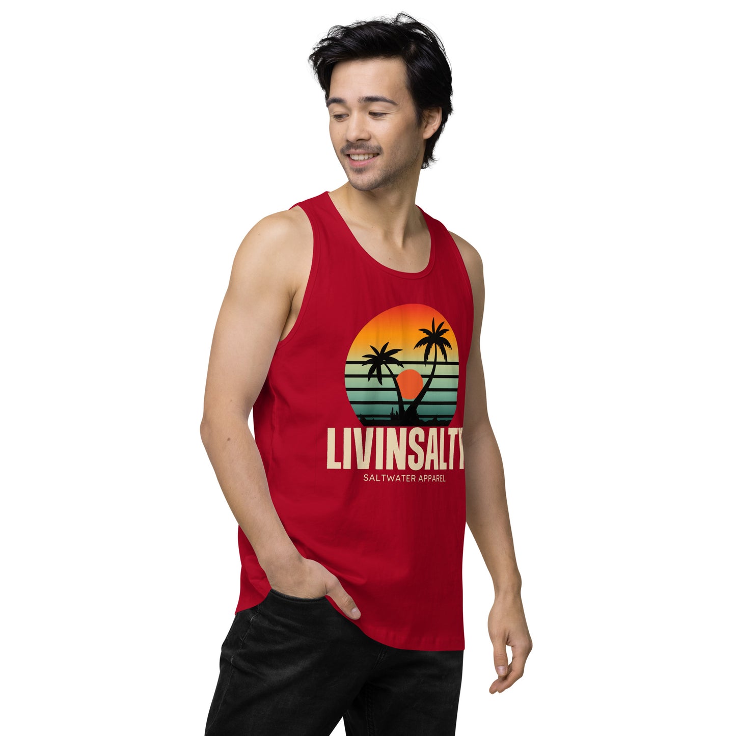 Men’s LIVIN SALTY tank top