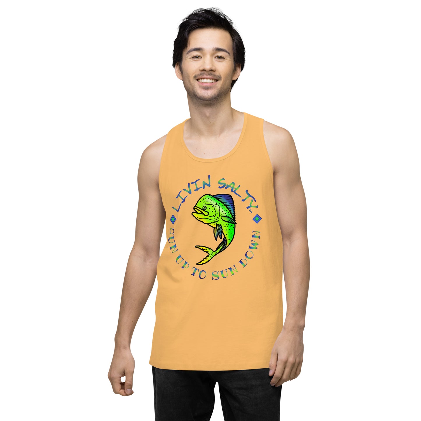 Men’s LIVIN SALTY Mahi tank top