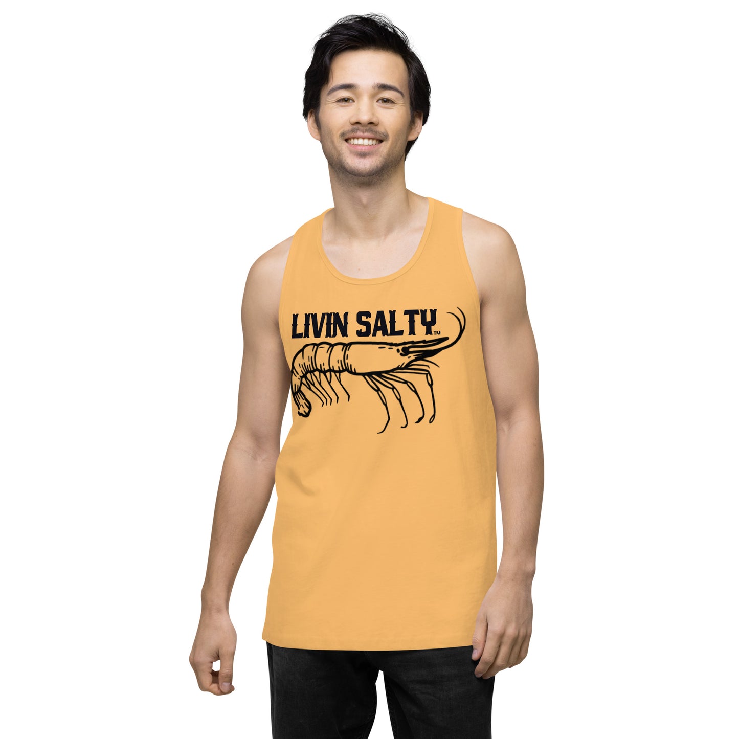 Men’s LIVIN SALTY Shrimp tank top