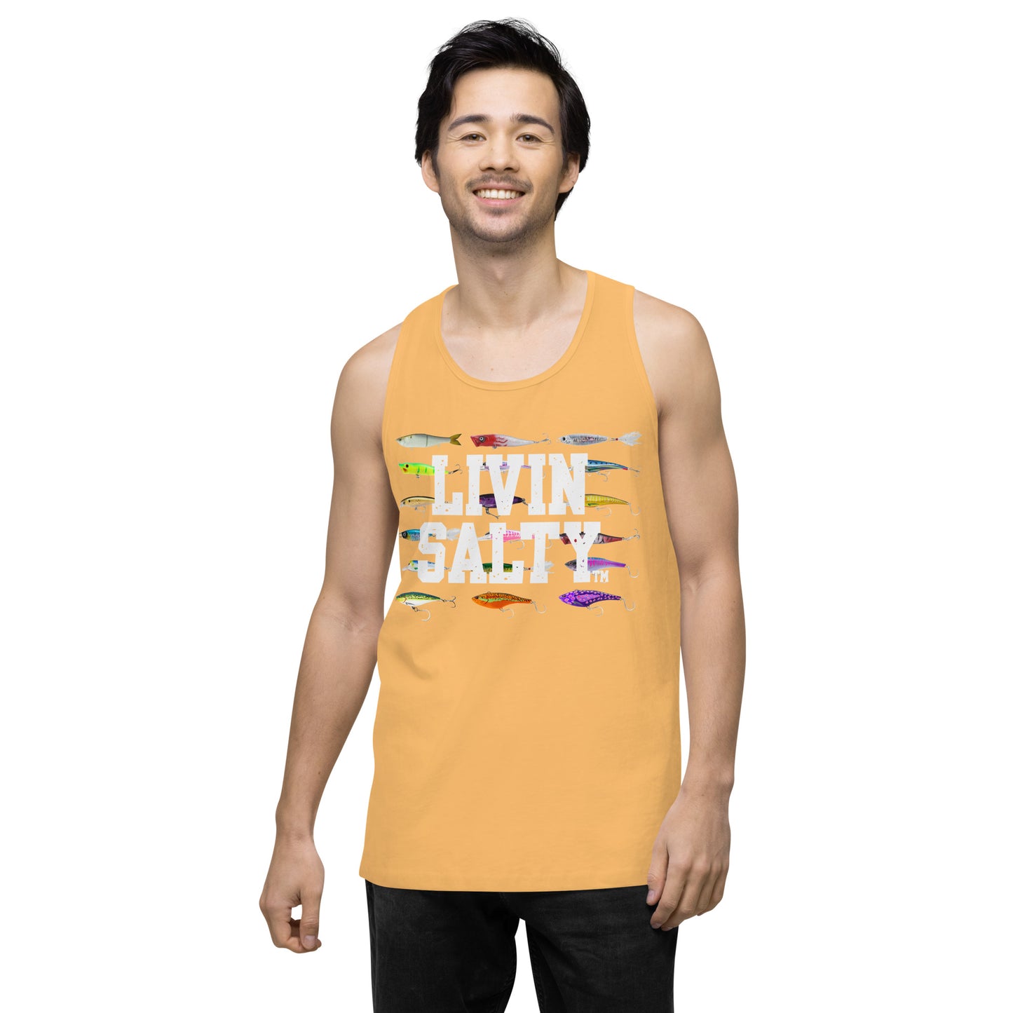 Men’s LIVIN SALTY Saltwater Lures tank top