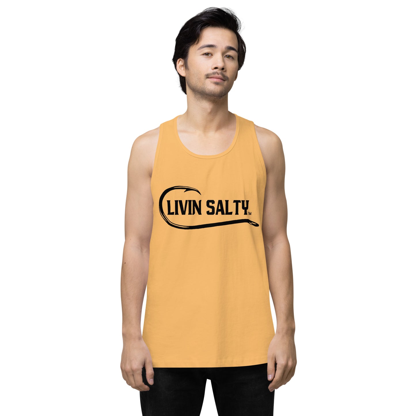 Men’s LIVIN SALTY with hook tank top