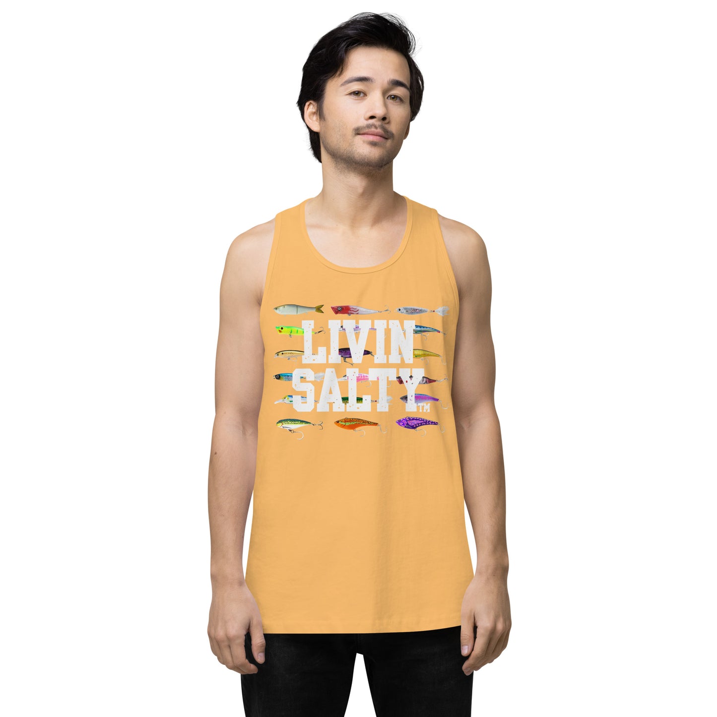 Men’s LIVIN SALTY Saltwater Lures tank top