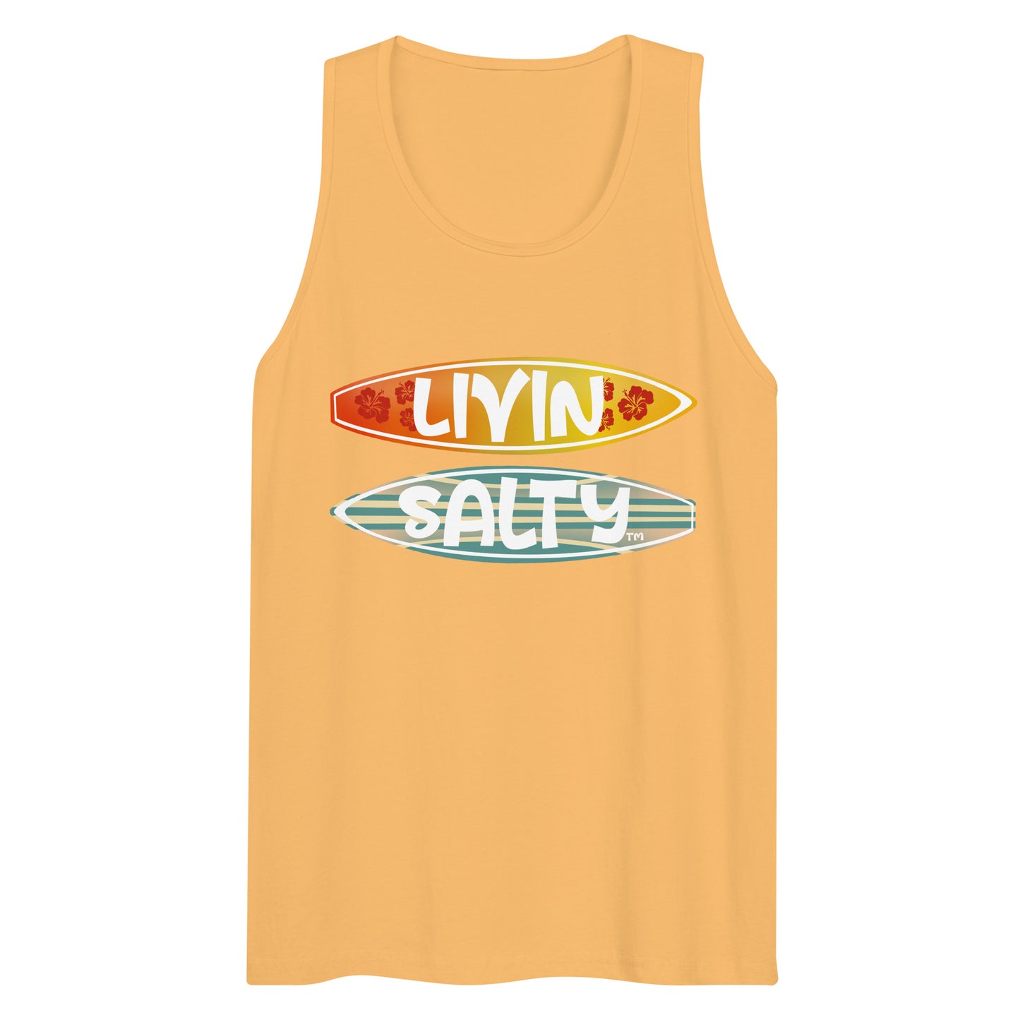 Men’s Surf Board LIVIN SALTY tank top