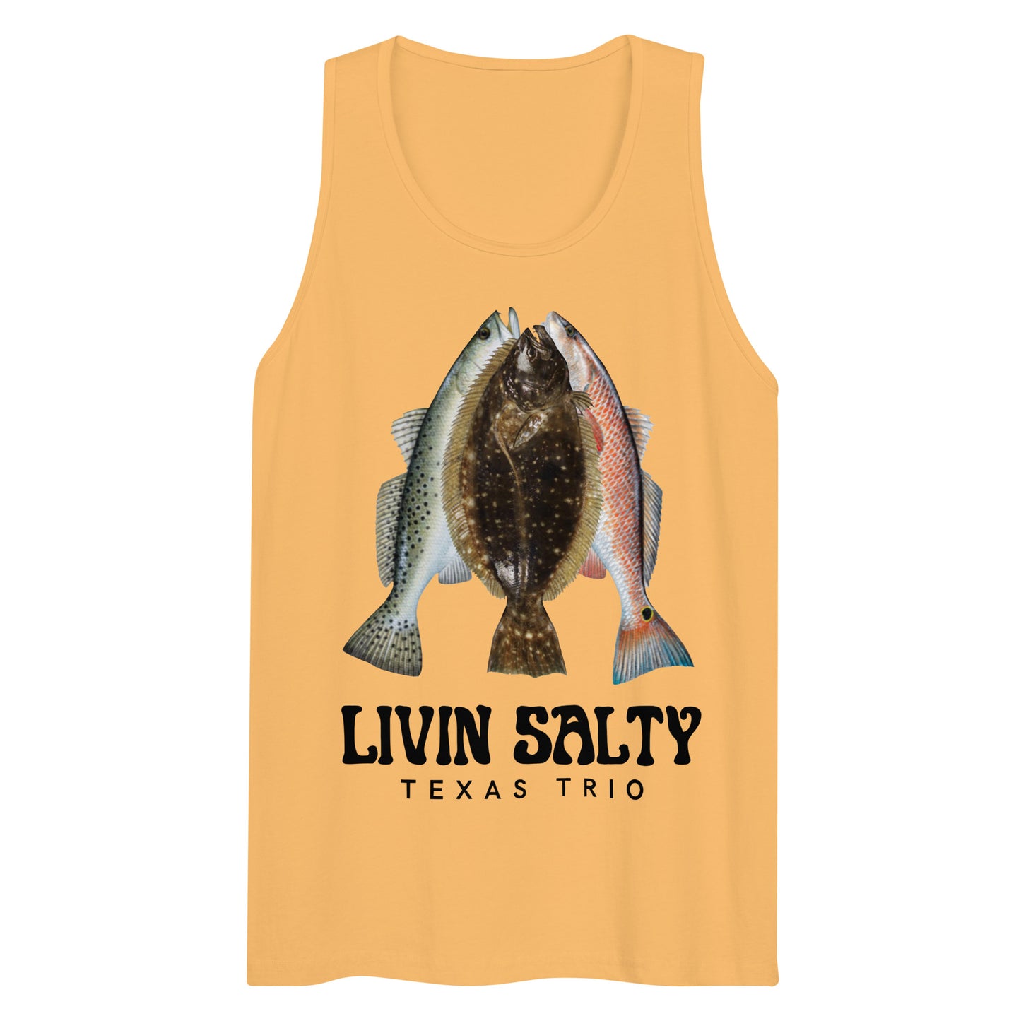 Men’s Texas Trio LIVIN SALTY tank top