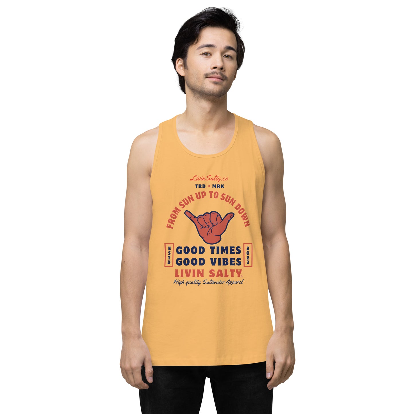 Men’s LIVIN SALTY tank top
