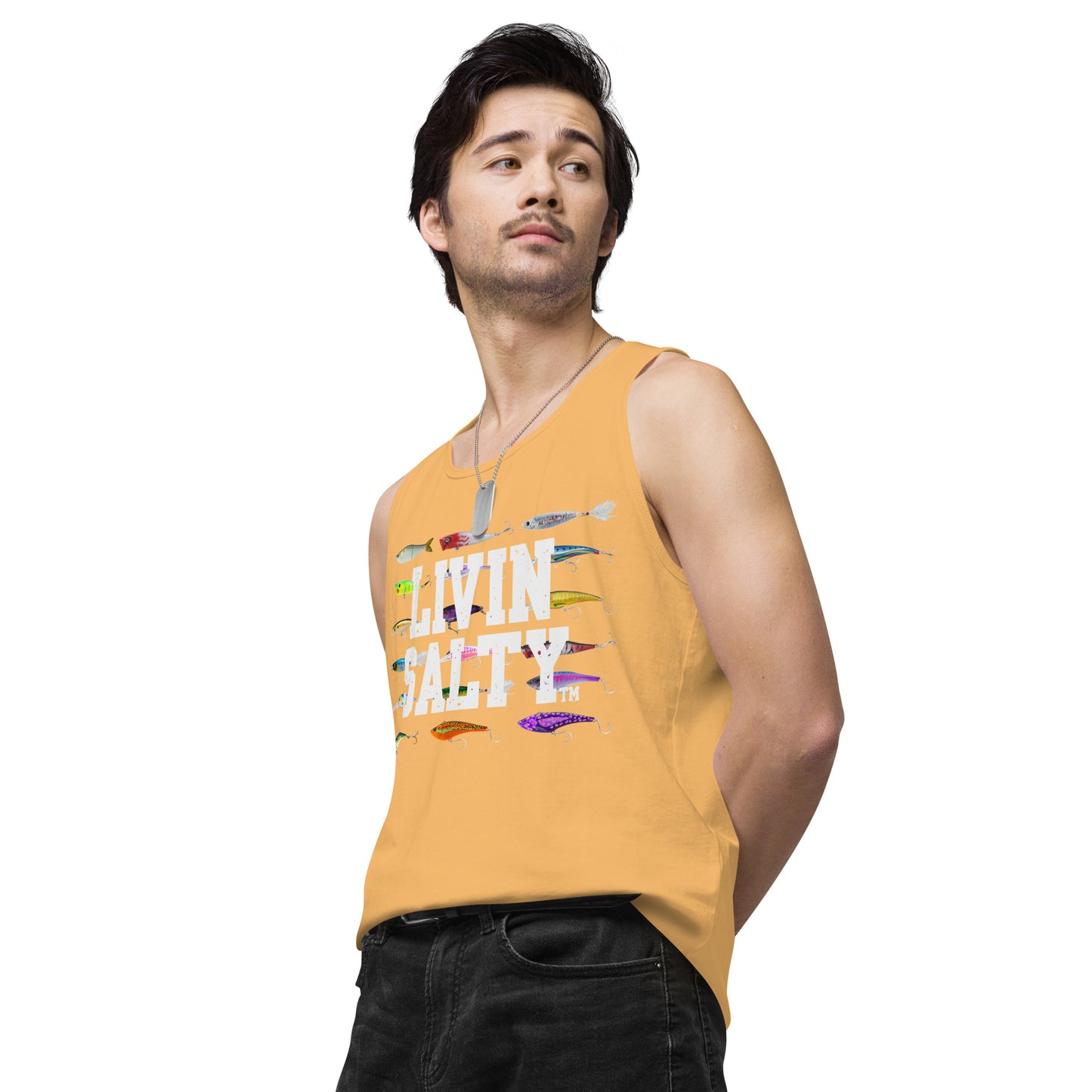 Men’s LIVIN SALTY Saltwater Lures tank top